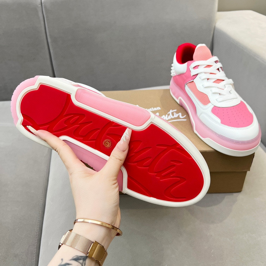 UA Ch**an Louboutin 2024 [New]ASTROLOUBI Unisex Thick-Soled Sneakers