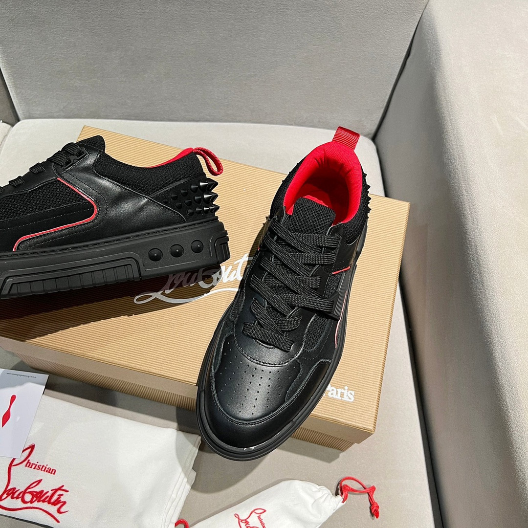 UA Ch**an Louboutin 2024 [New]ASTROLOUBI Unisex Thick-Soled Sneakers