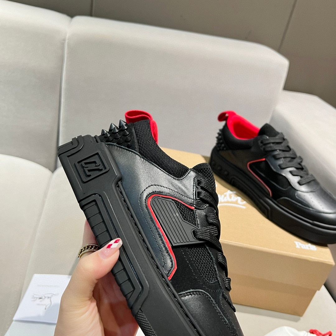 UA Ch**an Louboutin 2024 [New]ASTROLOUBI Unisex Thick-Soled Sneakers