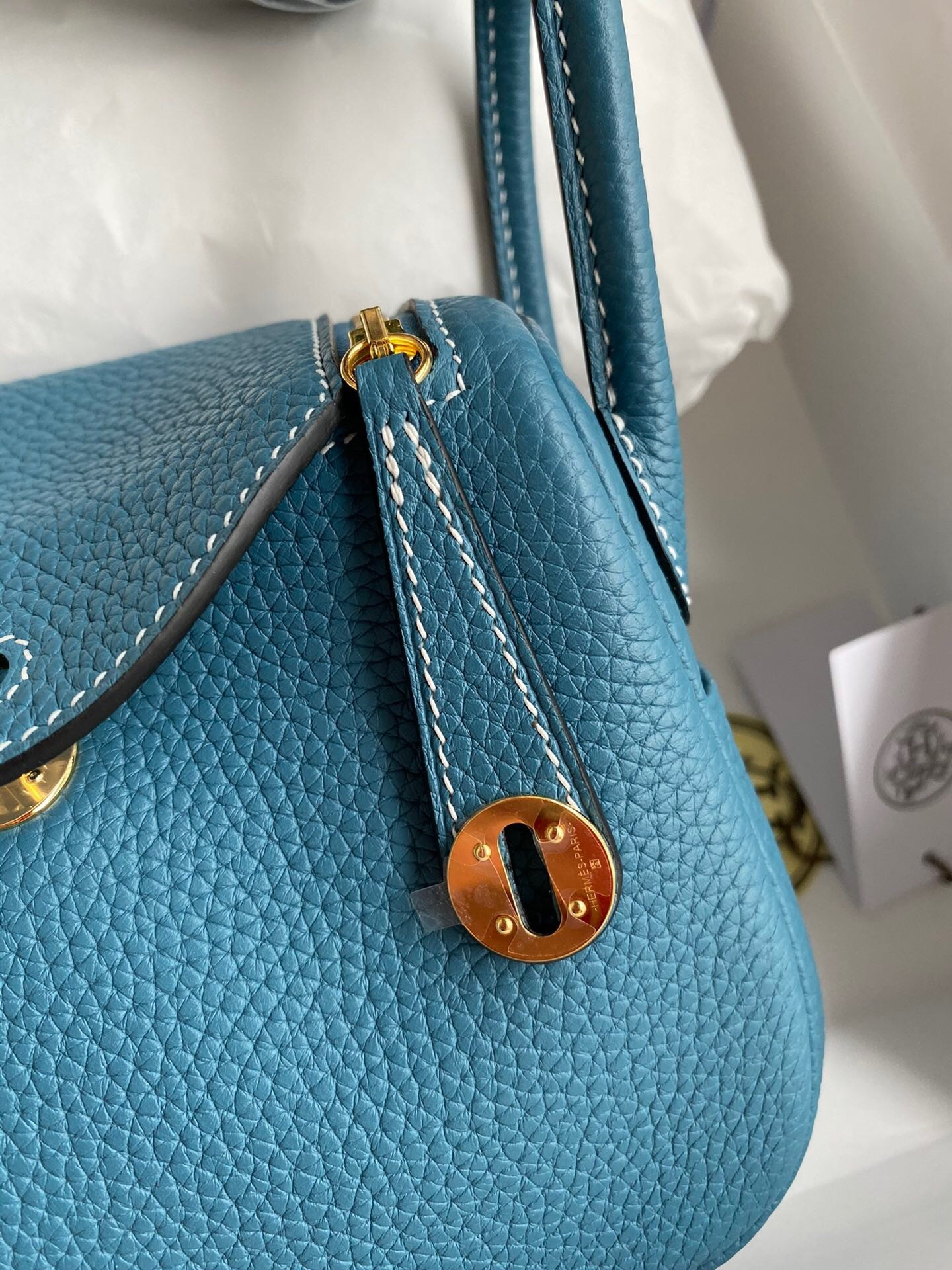 H**mes Mini lindy 19cm