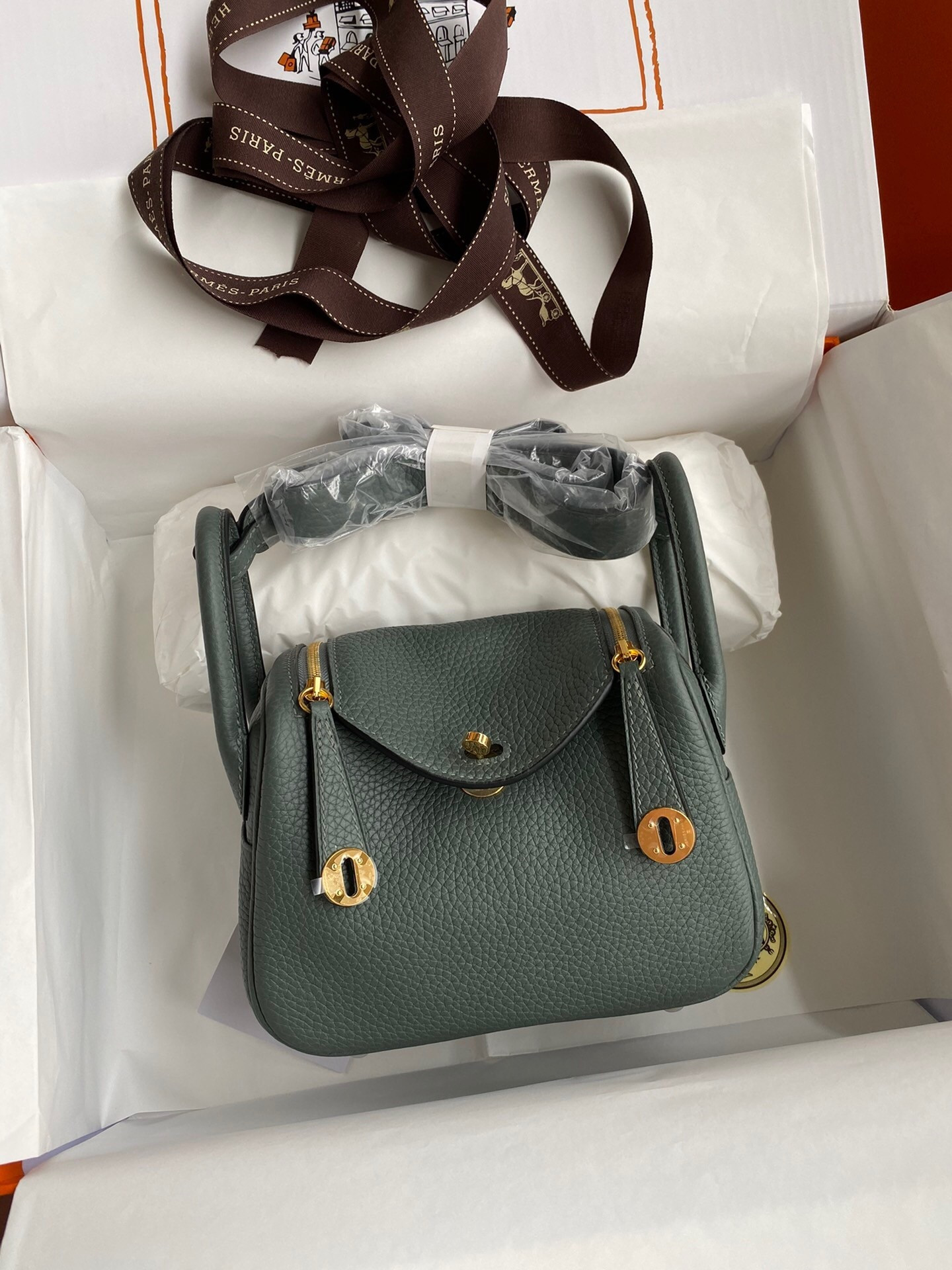H**mes Mini lindy 19cm