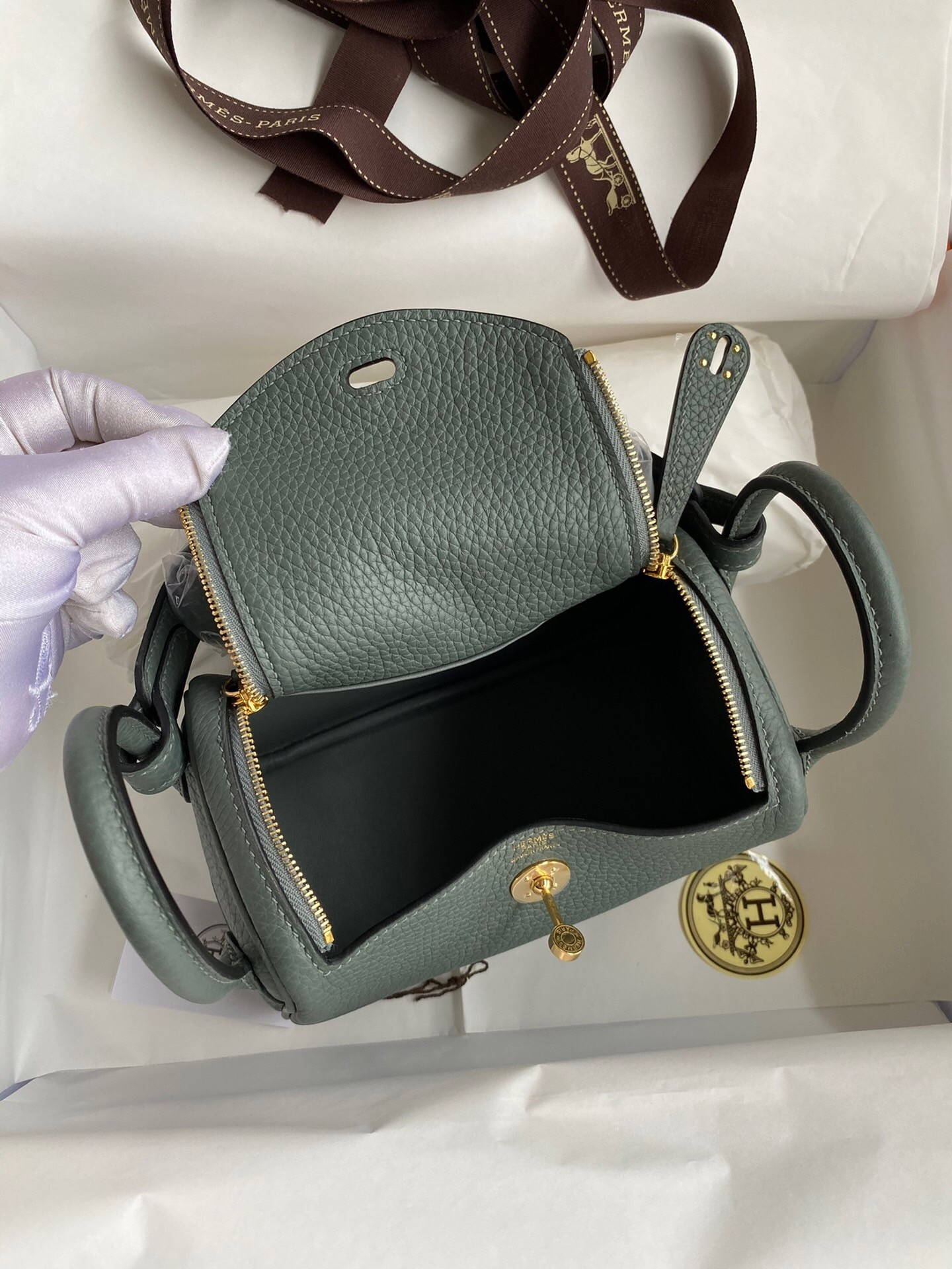 H**mes Mini lindy 19cm
