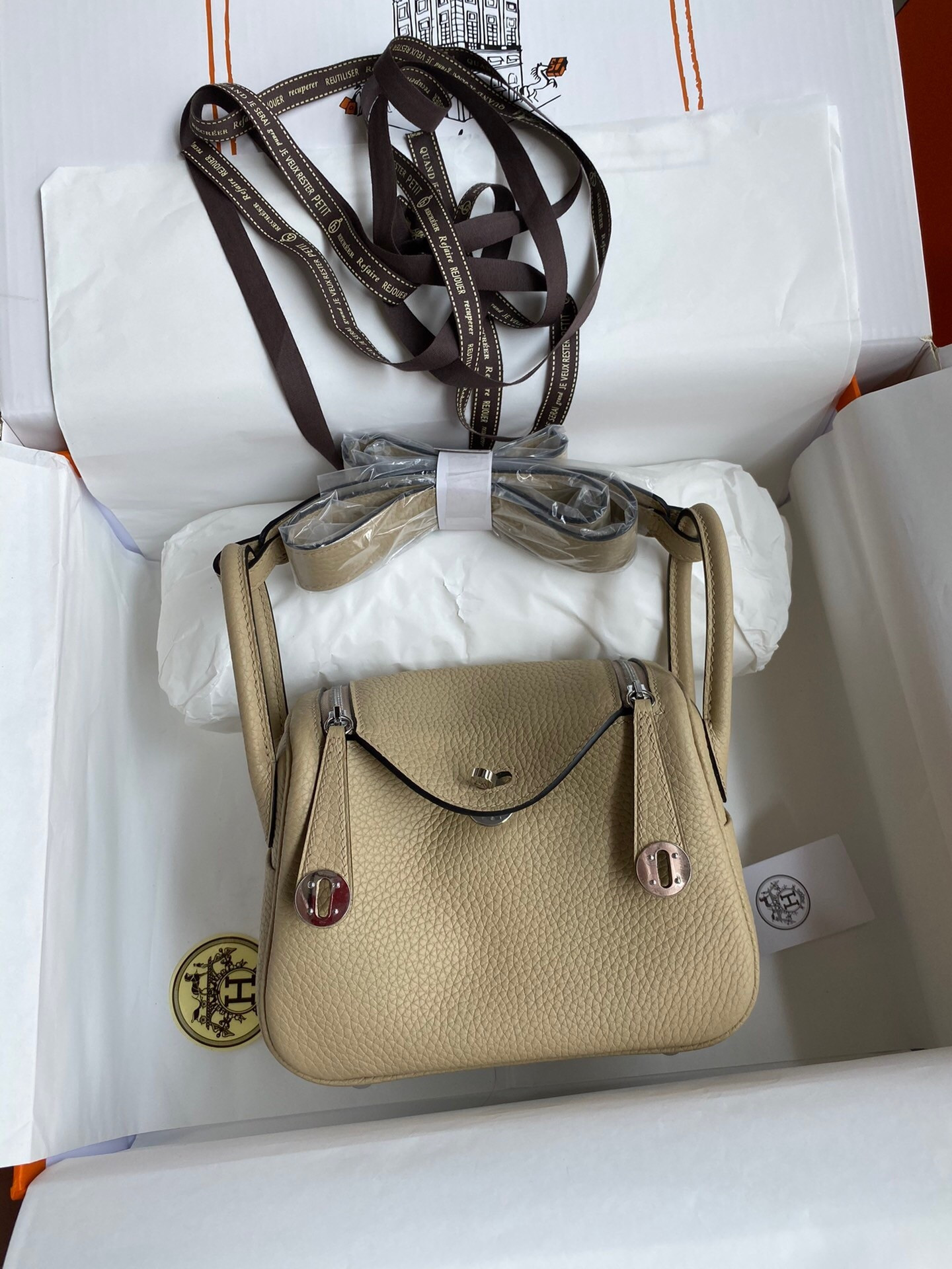 H**mes Mini lindy 19cm