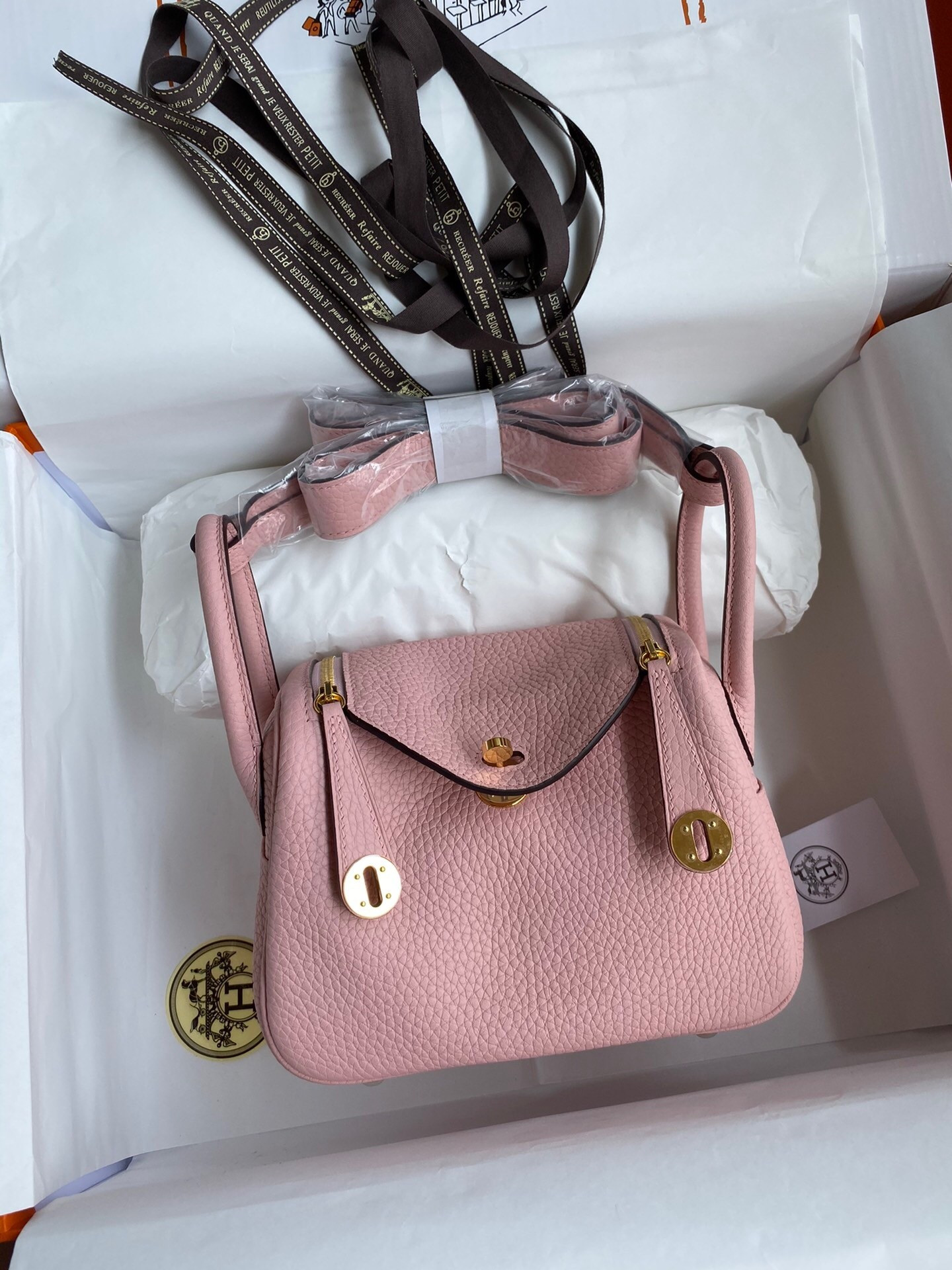 H**mes Mini lindy 19cm