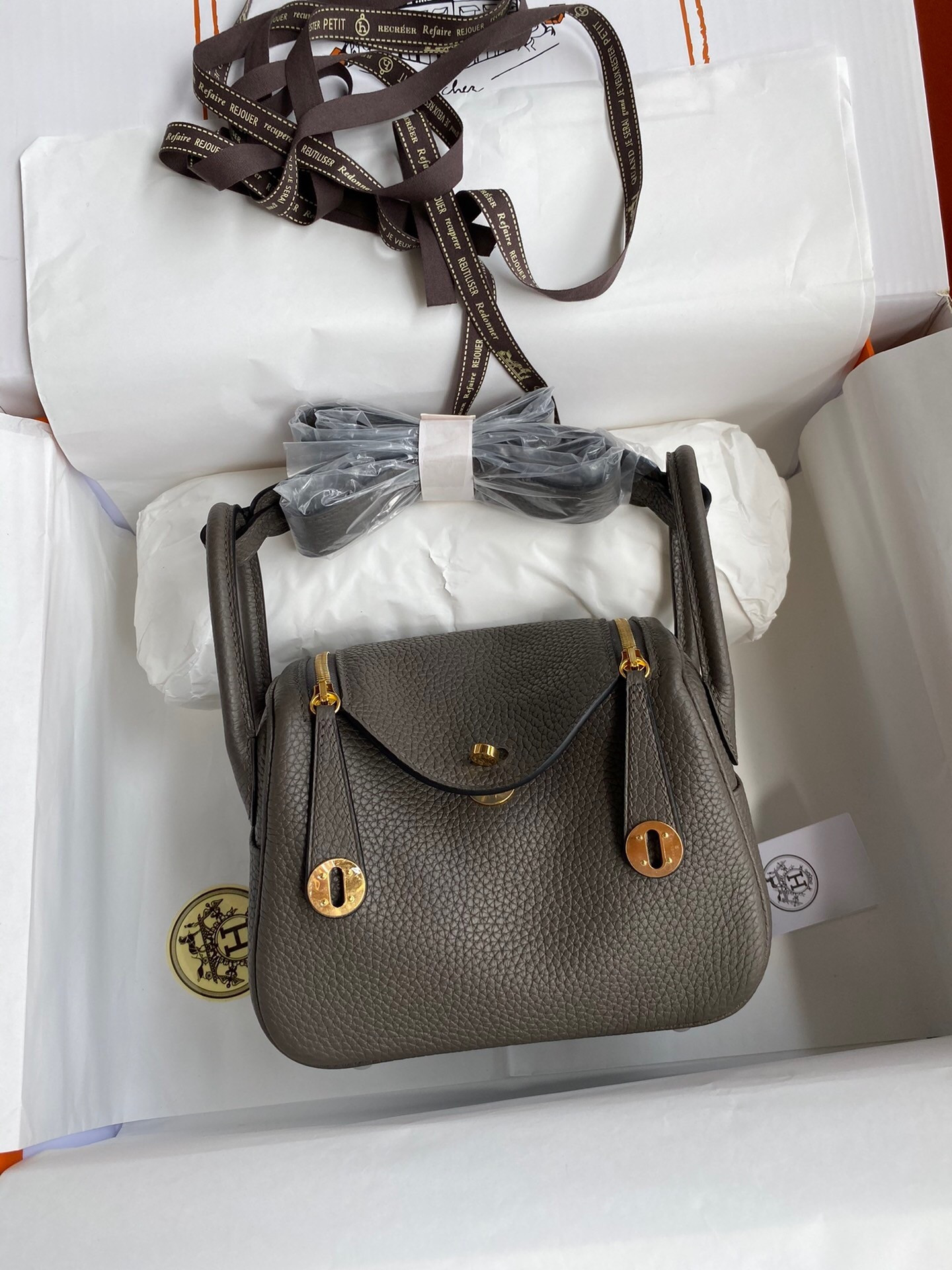 H**mes Mini lindy 19cm