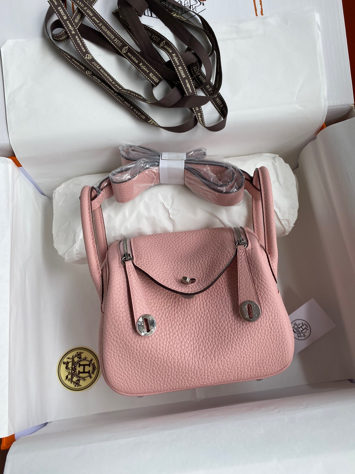 H**mes Mini lindy 19cm
