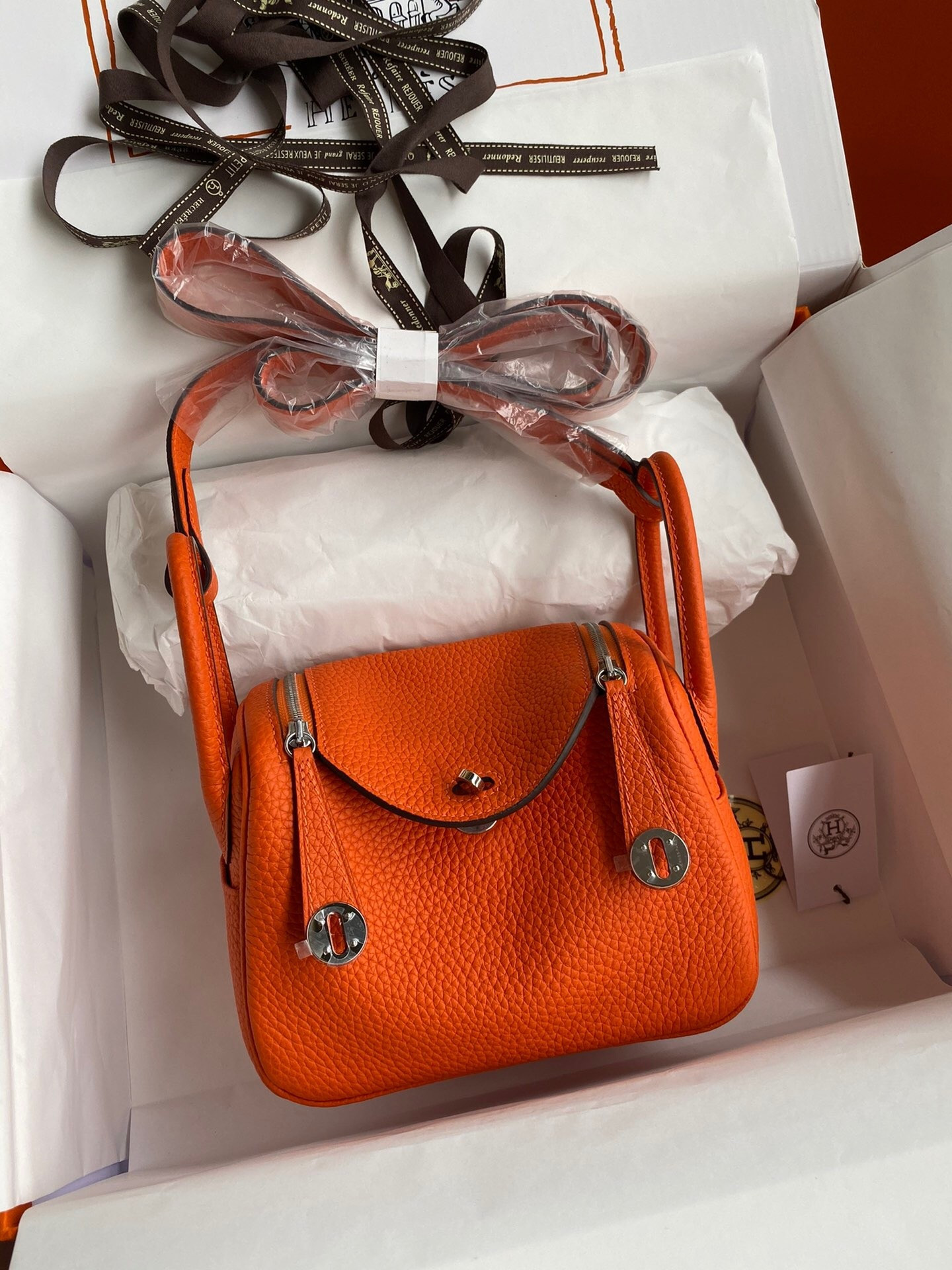 H**mes Mini lindy 19cm