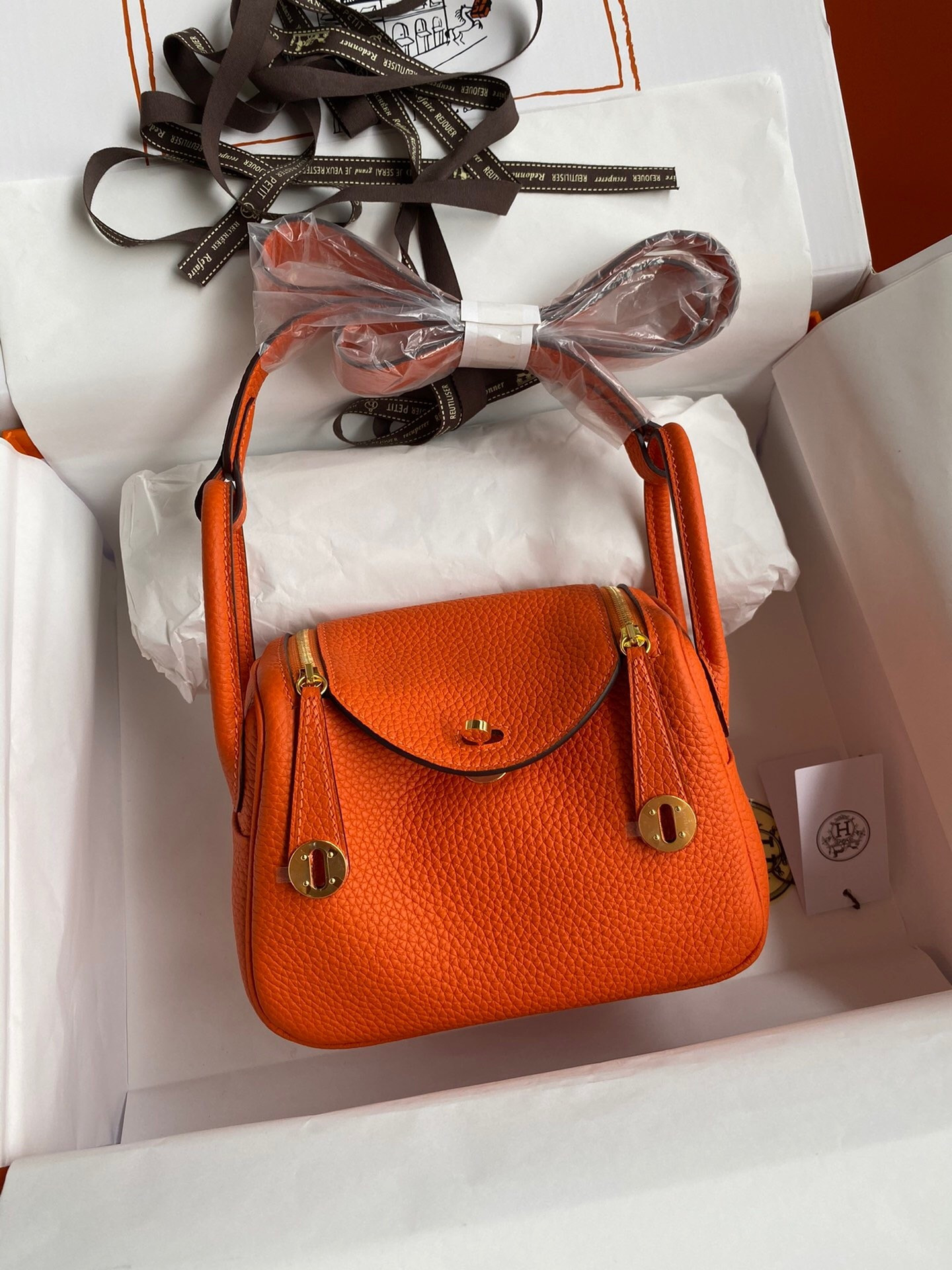 H**mes Mini lindy 19cm