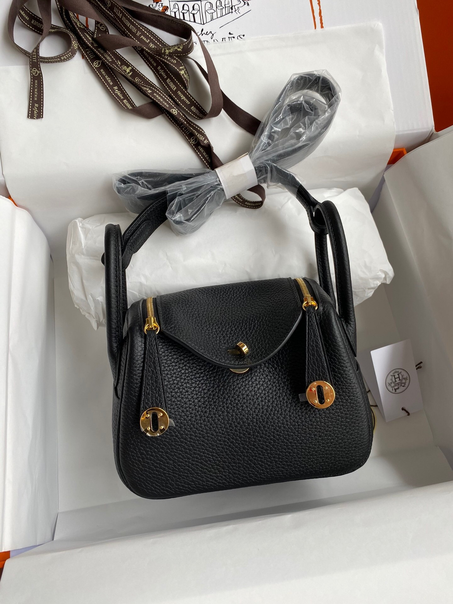 H**mes Mini lindy 19cm