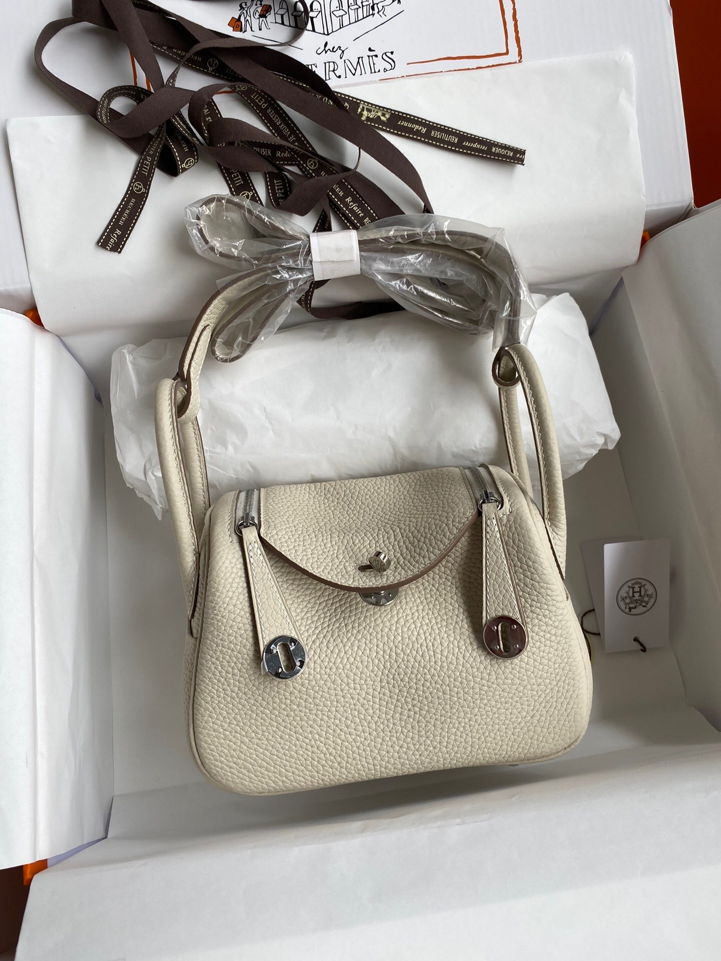 H**mes Mini lindy 19cm