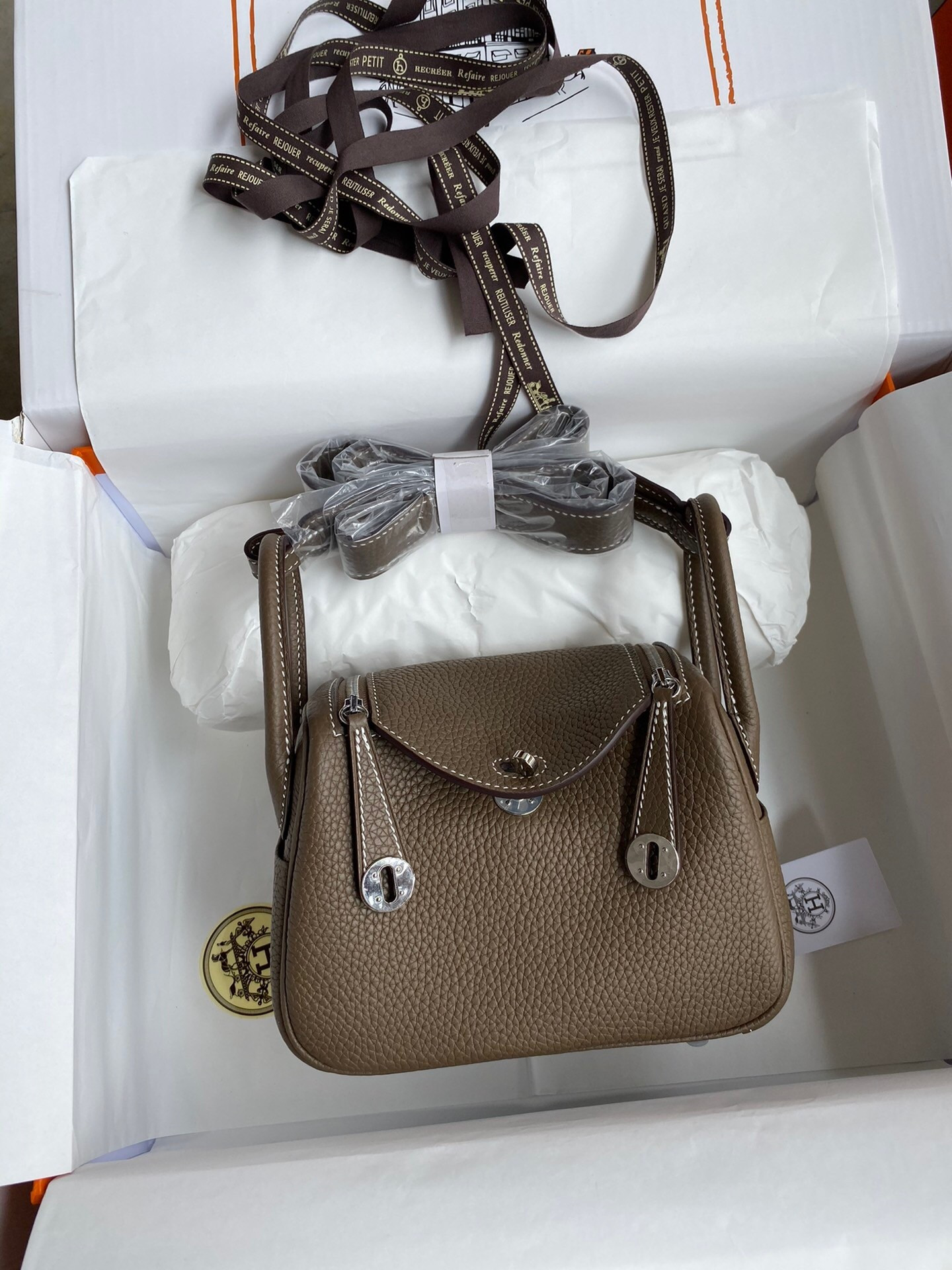 H**mes Mini lindy 19cm