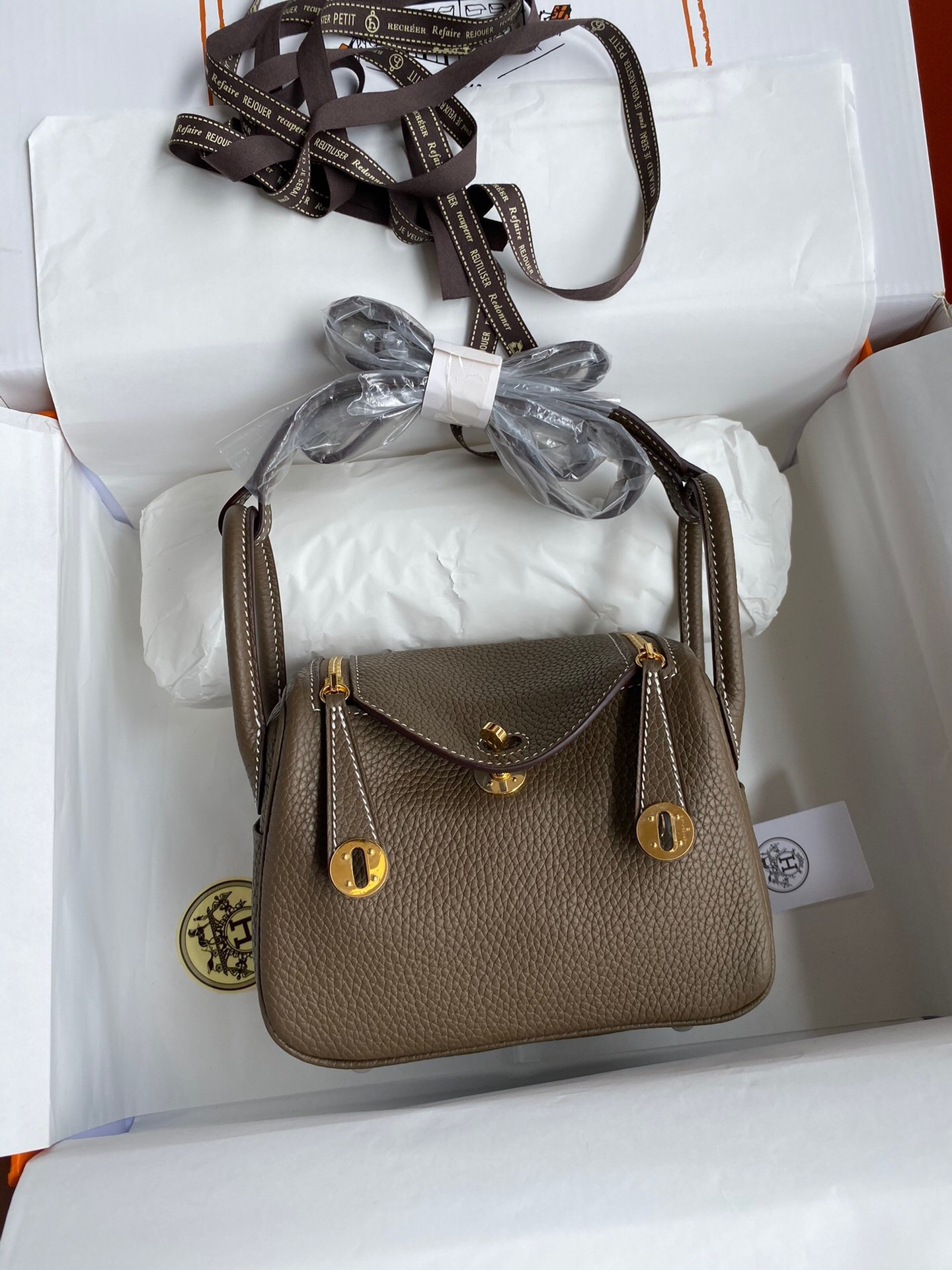H**mes Mini lindy 19cm