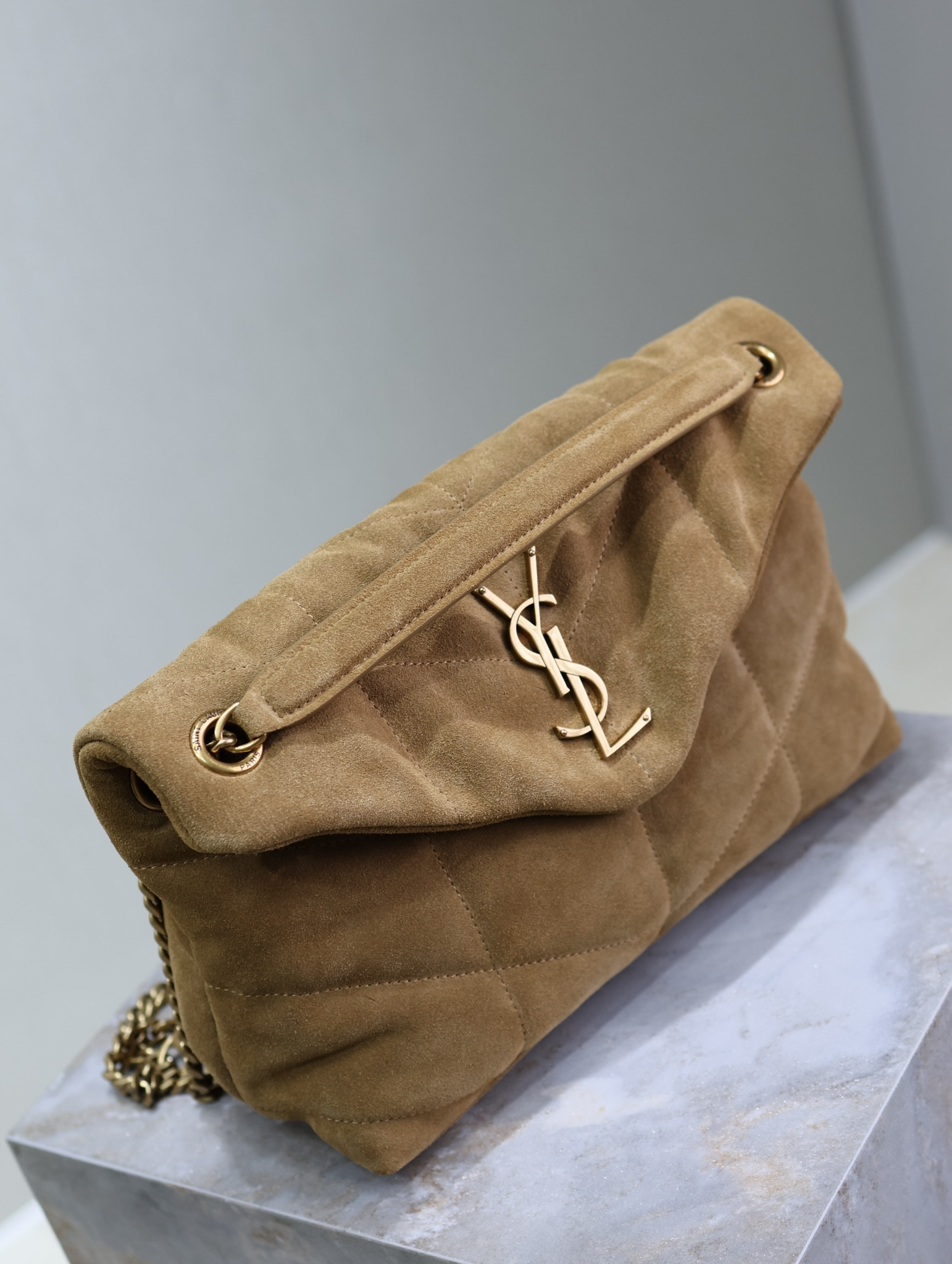 Y*L Loulou Small Puffer (Suede) 29 x 17 x 11cm