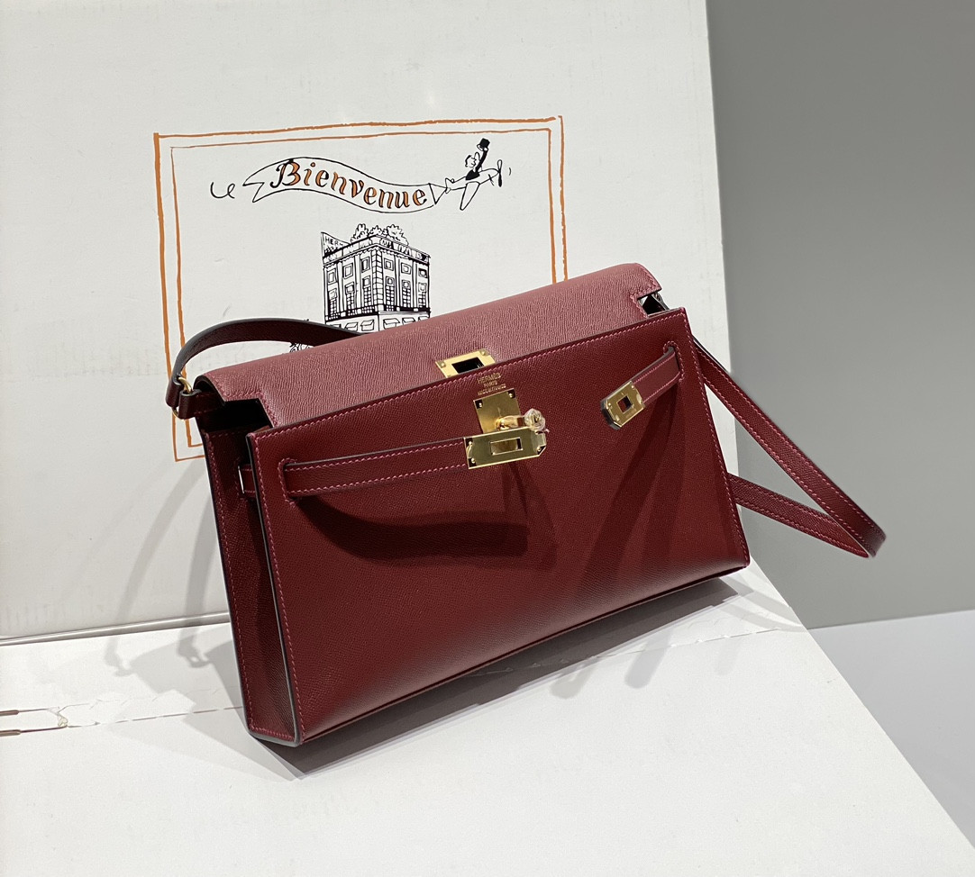 Hermès Kelly Elan Epsom16x27.8x4cm