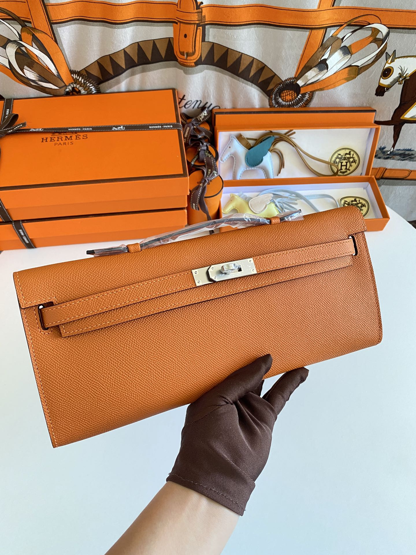 H**mes Kelly Cut 31cm Epsom Leather