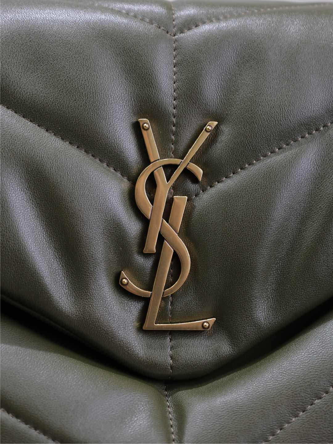 Y*L LOULOU PUFFER MEDIUM IN NAPPA LEATHER 35x23x13.5cm