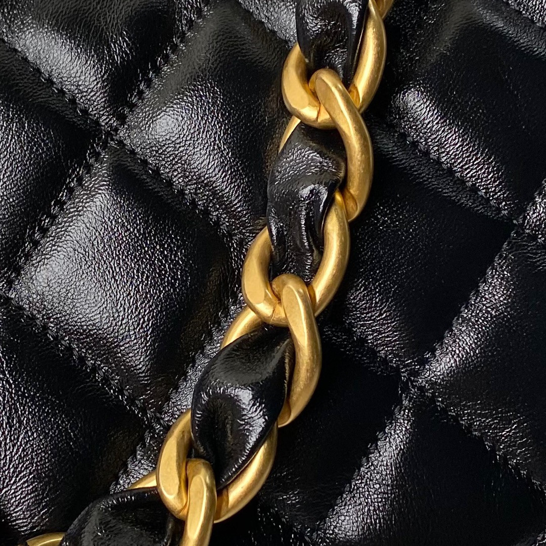 Ch*el Hobo Handbag 22.5×19.5×8.5cm