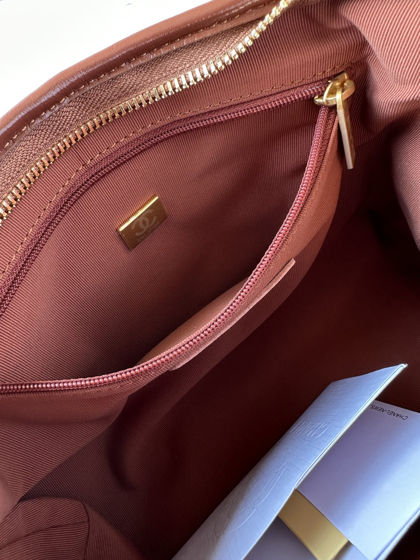 Ch*el Hobo Handbag 30×35×9cm
