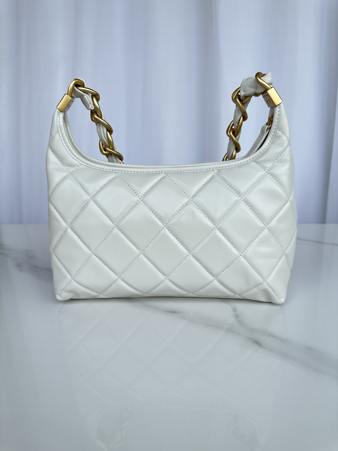 Ch*el Hobo Handbag 30×35×9cm