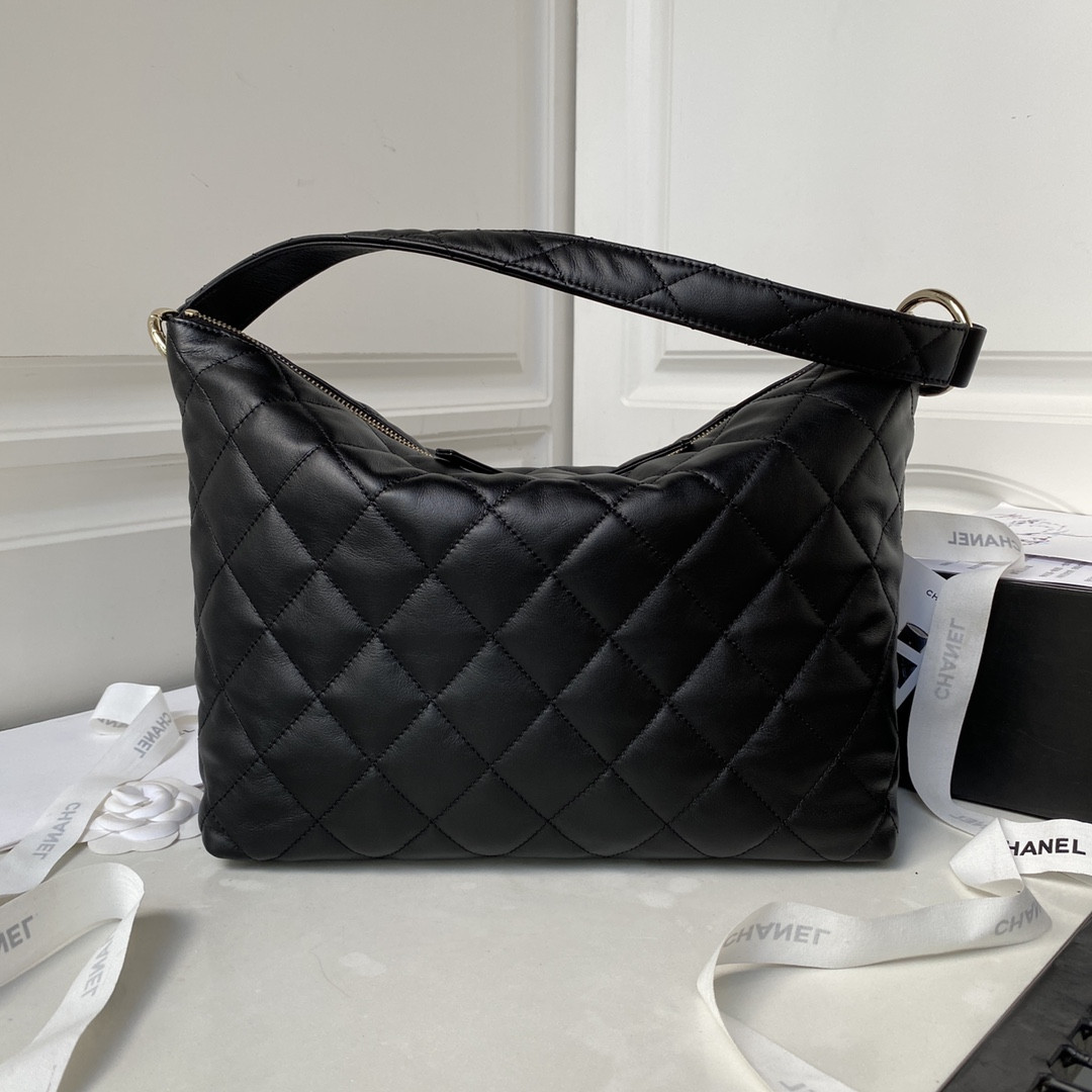 Ch*el Hobo Handbag 28×22.5×13cm