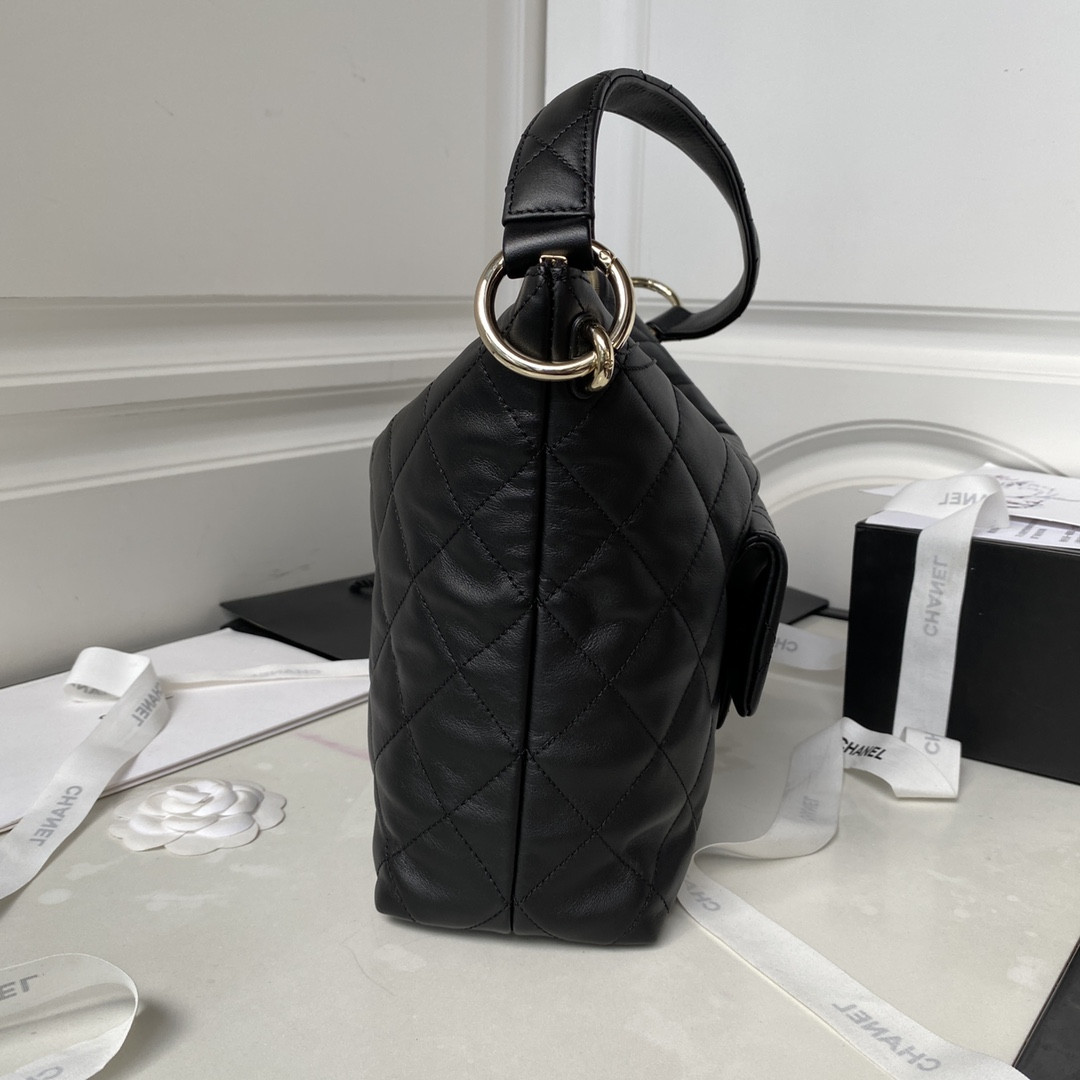 Ch*el Hobo Handbag 28×22.5×13cm