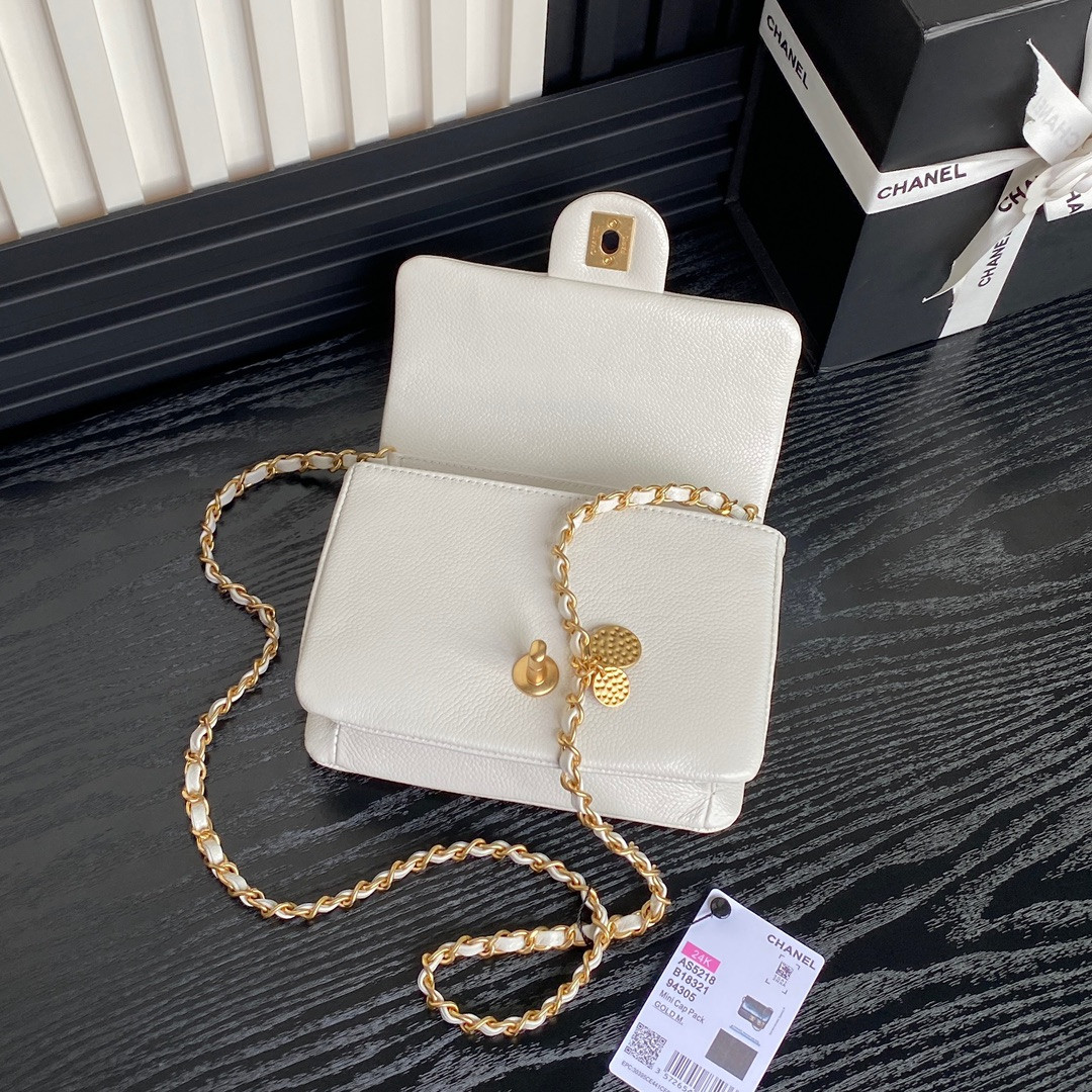 Ch*el MINI FLAP BAG 13×17.5×6cm