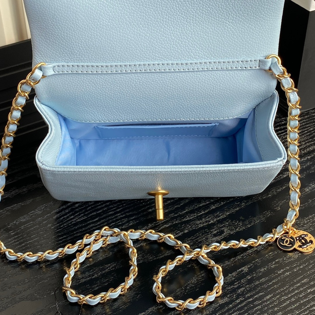 Ch*el MINI FLAP BAG 13×17.5×6cm