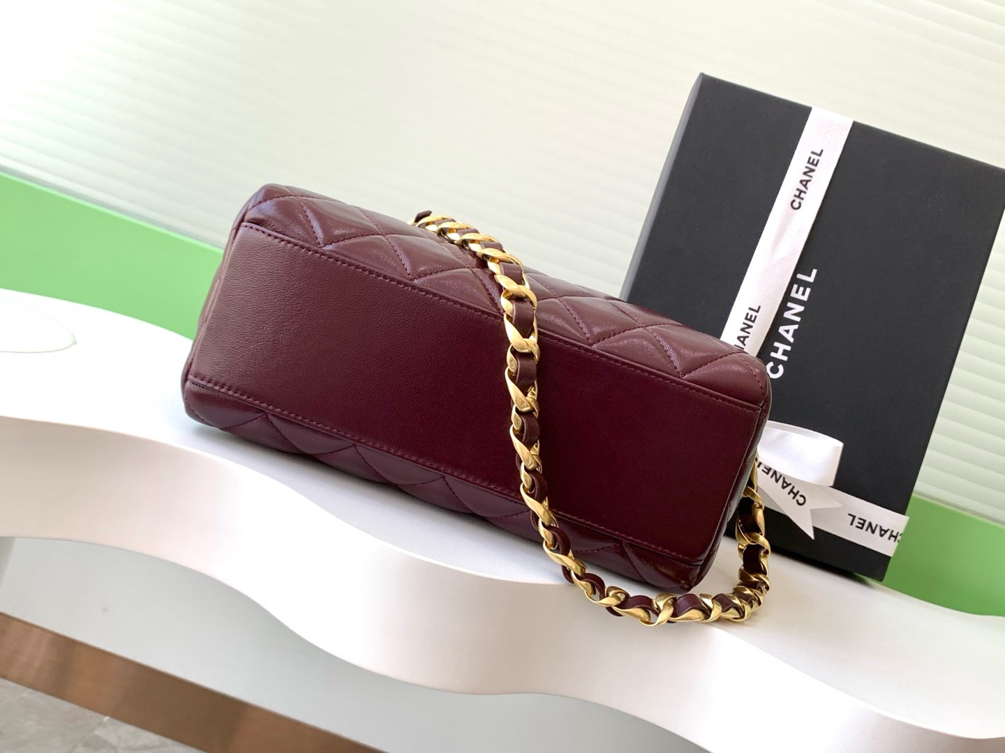 Ch*el Bowling Bag 15x25x11cm