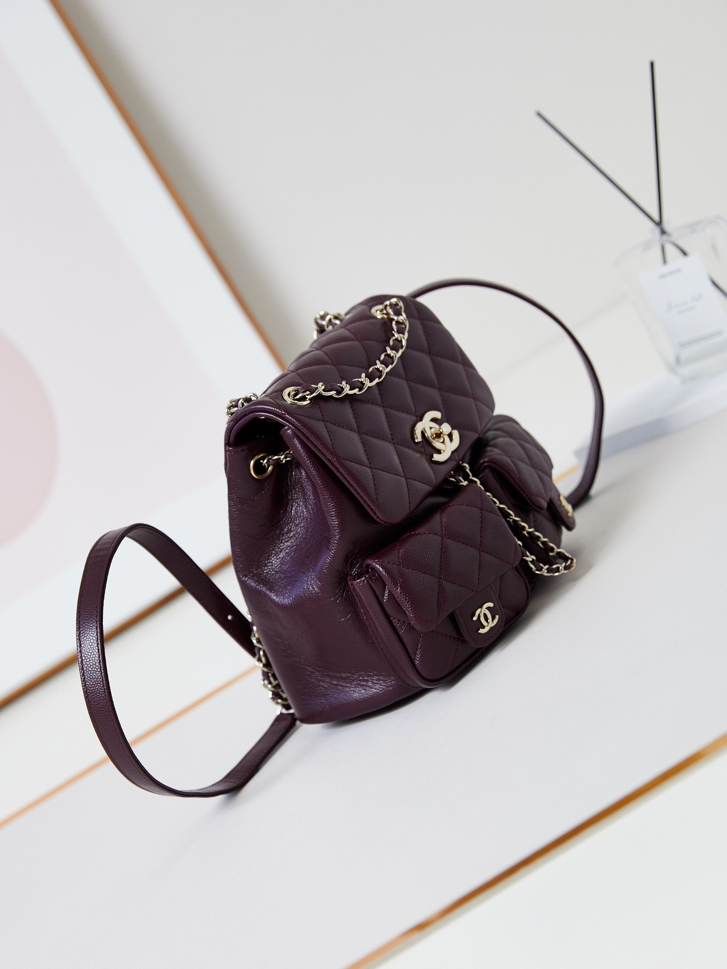 Ch*el Backpack 21x20x12cm