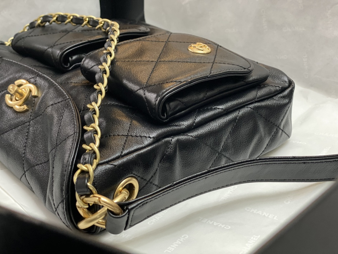 Ch*el Hobo Handbag 21x27x4.5cm