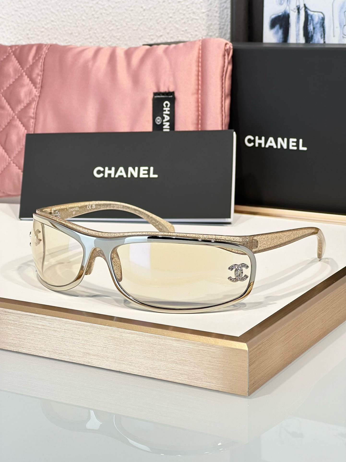 Ch*el Glasses coco neige 71557