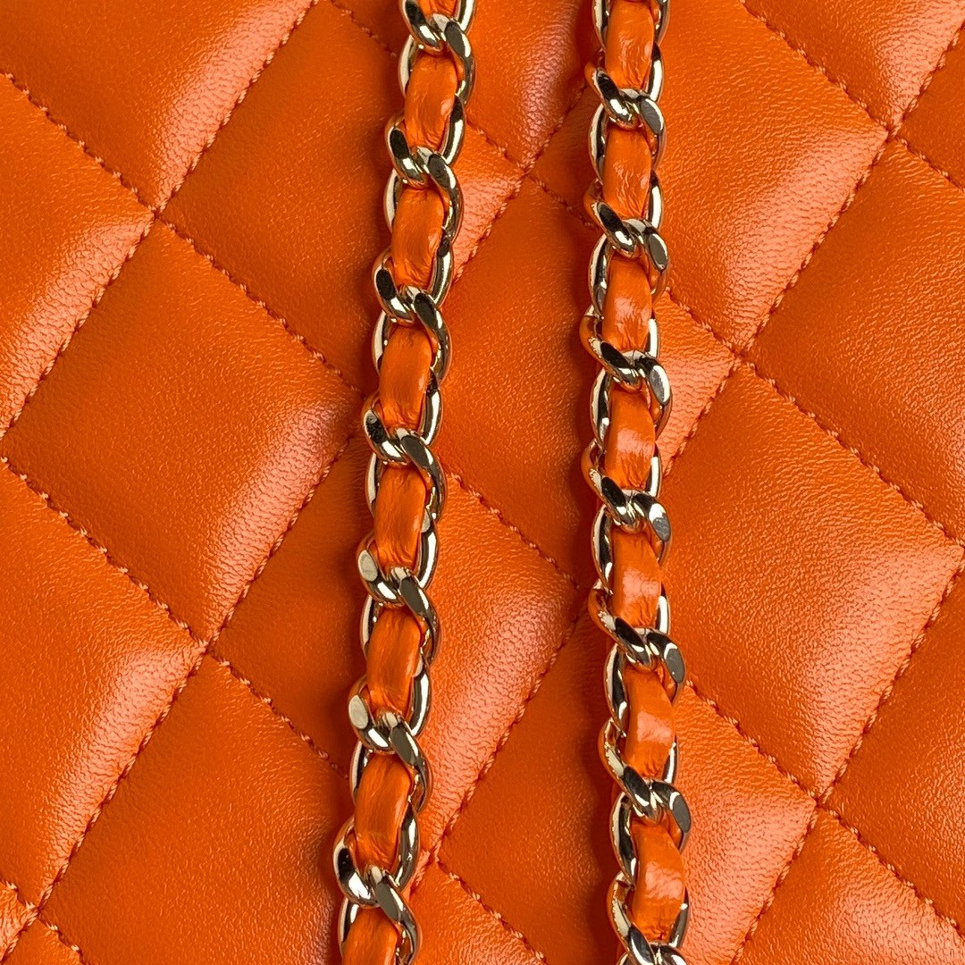 Ch*el Small Box Bag 12.5x18x6.5cm