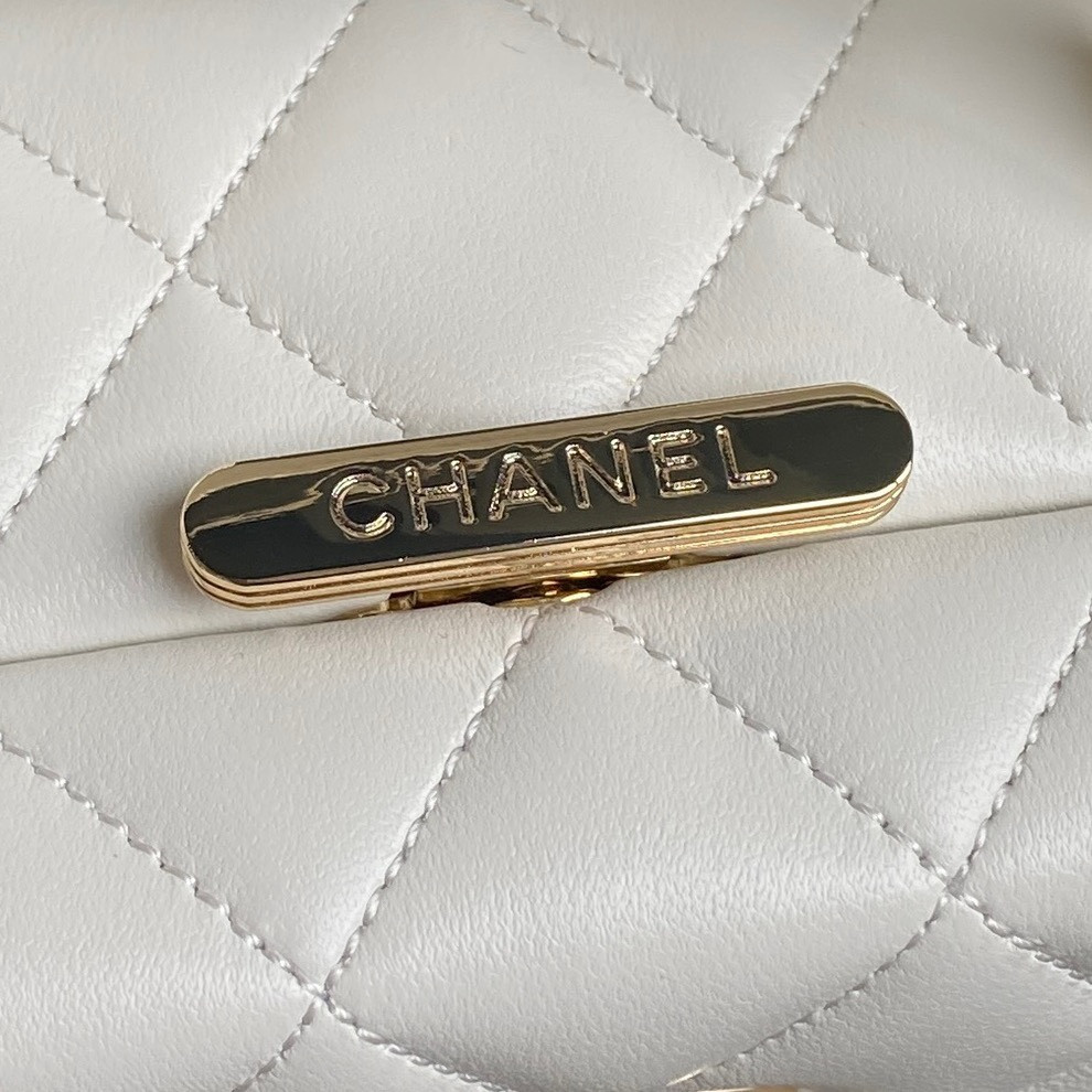Ch*el Small Box Bag 12.5x18x6.5cm