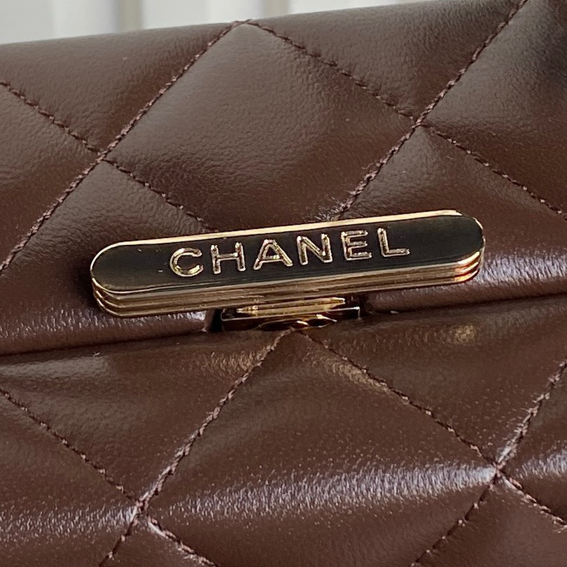 Ch*el Small Box Bag 12.5x18x6.5cm