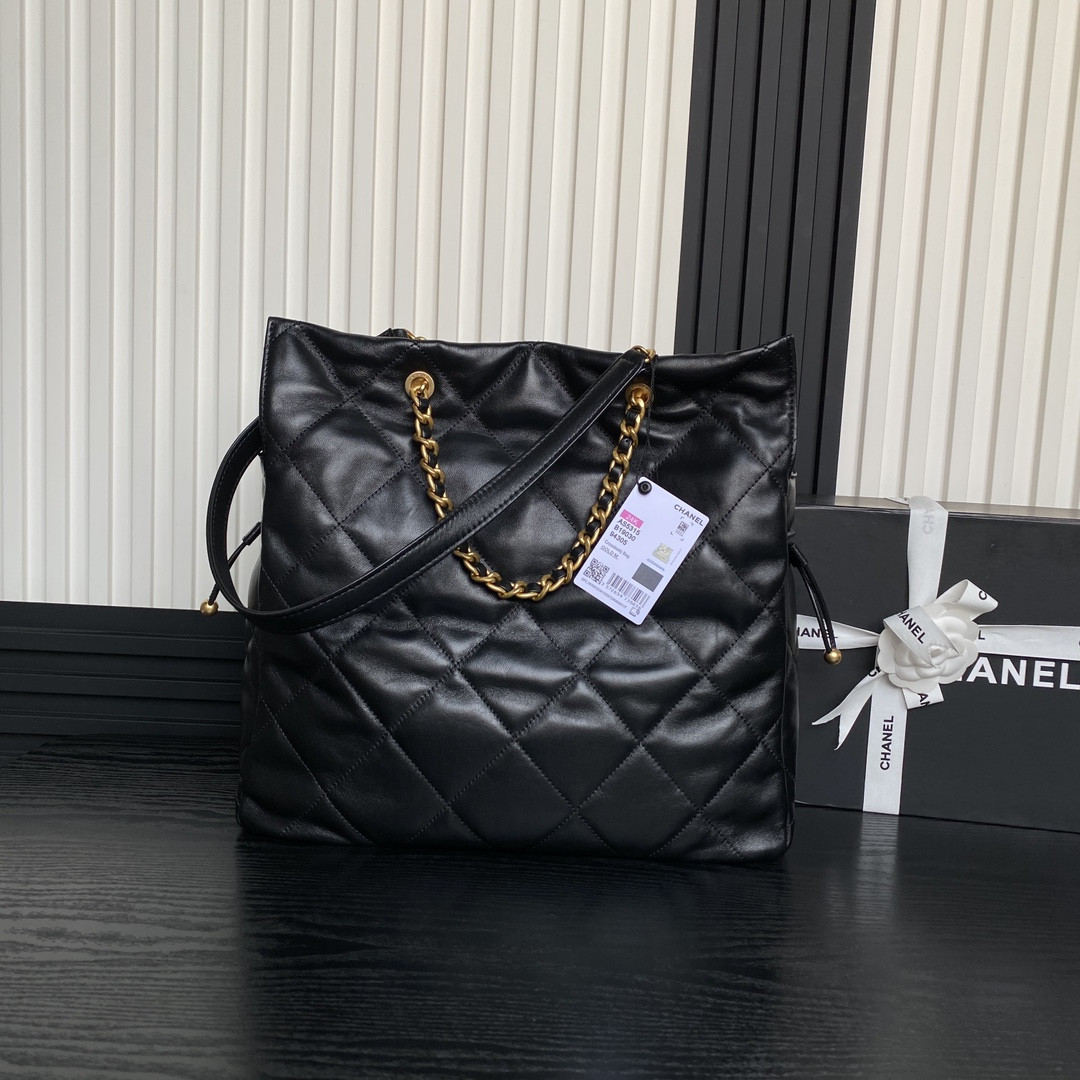 Ch*el 25C Shopping Tote Handbag 34x36x12cm