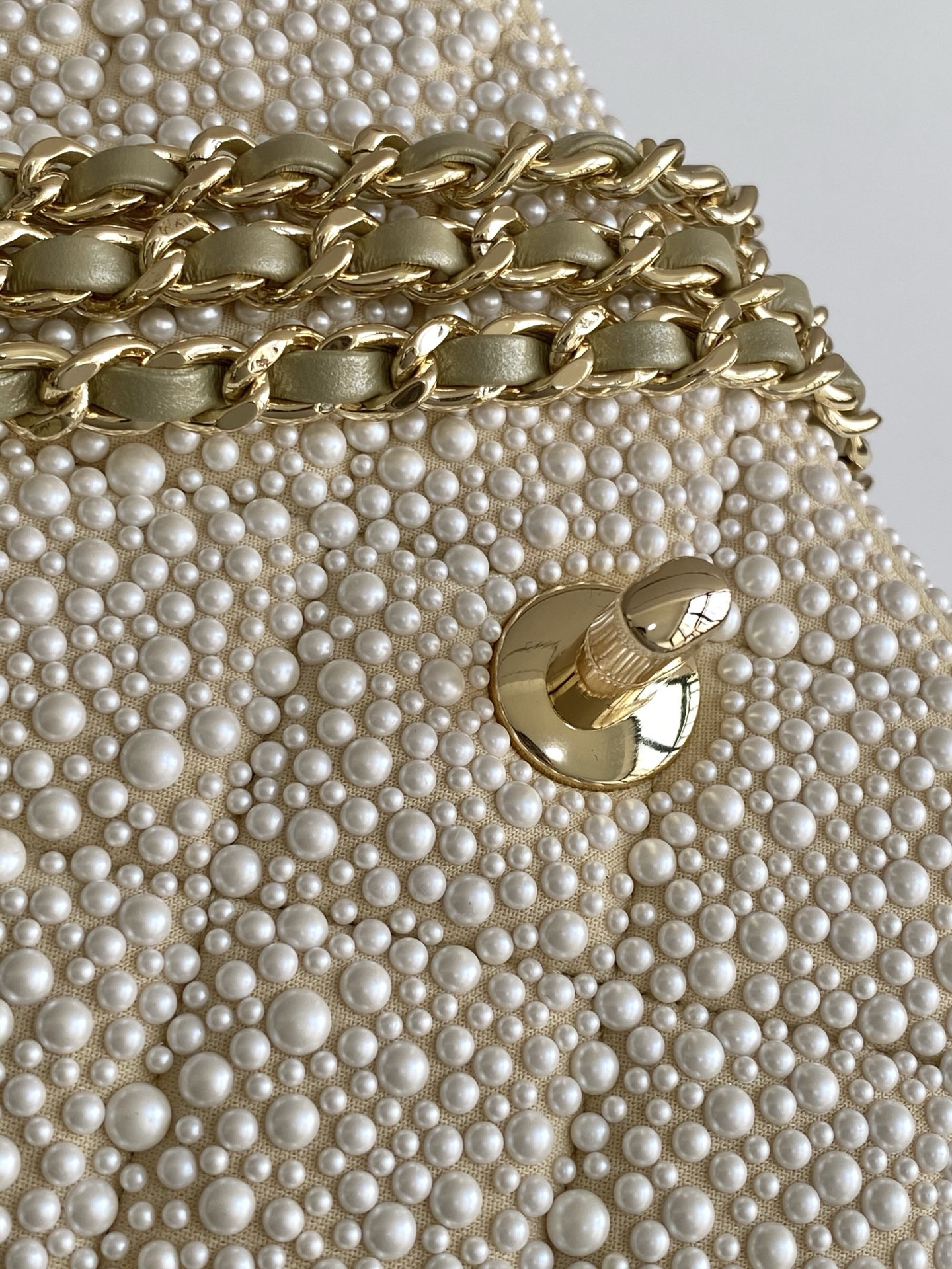 Ch*el CF Evening Bag AS4297 13x21x8cm