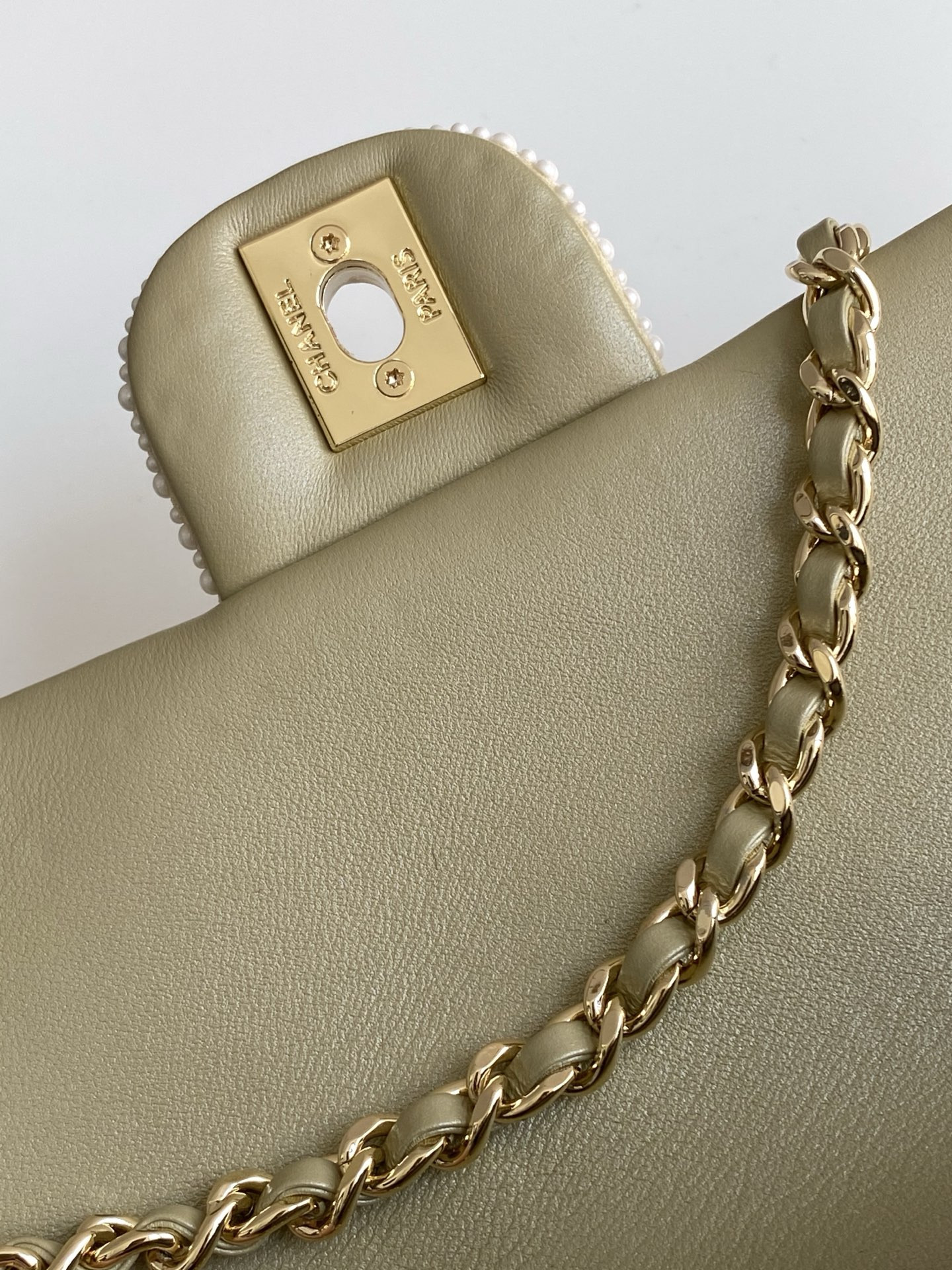 Ch*el CF Evening Bag AS4297 13x21x8cm