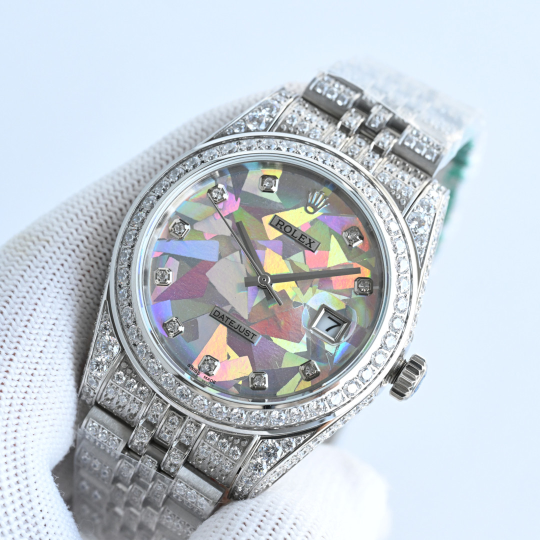 R*l*x Datejust 41mm Full Diamond Series
