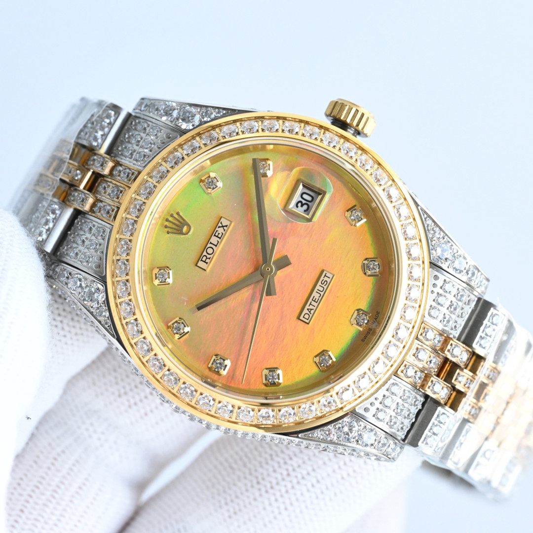 R*l*x B33 Datejust 41mm Full Diamond Series