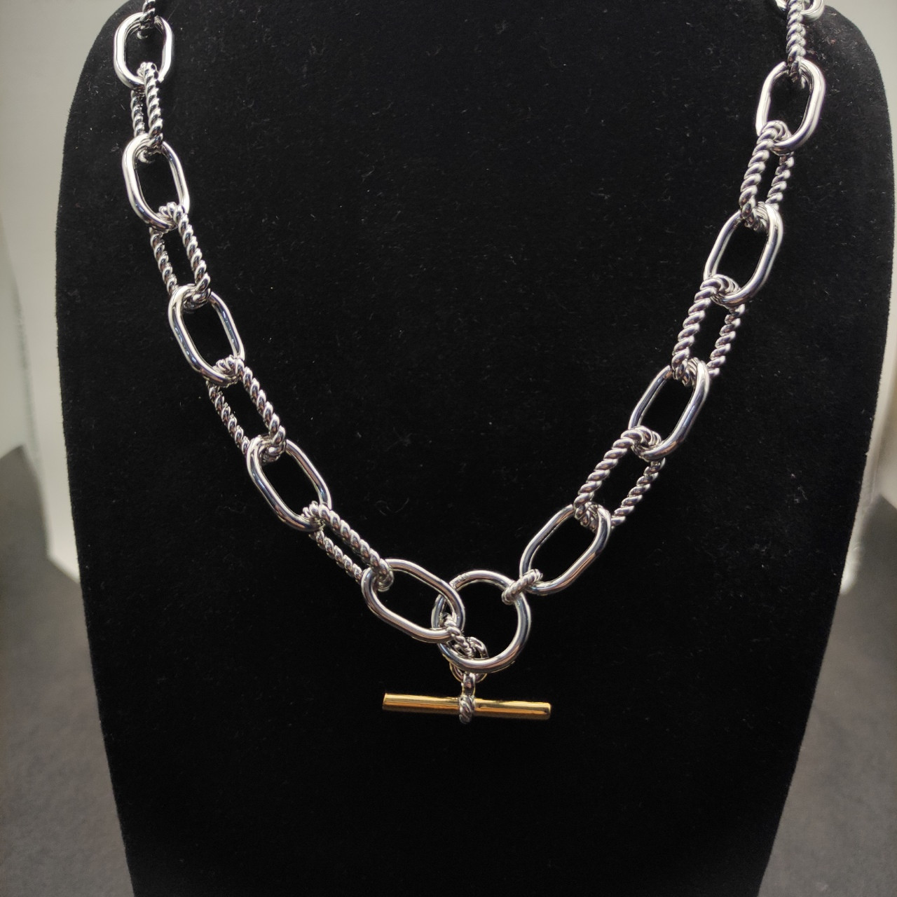 dau1d Yvrm*n 11mm buttonhole necklace(chain length 48cm)