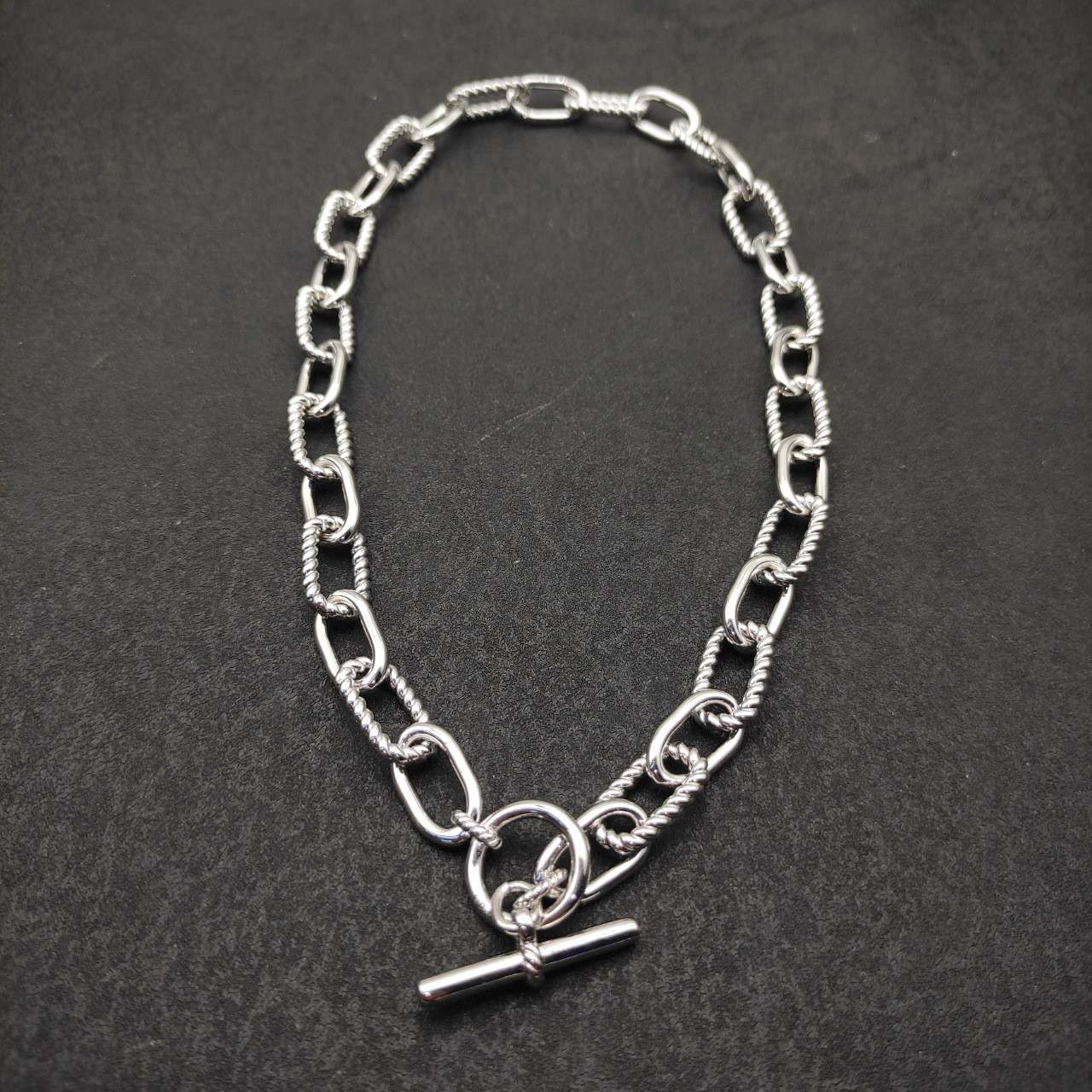 dau1d Yvrm*n 11mm buttonhole necklace(chain length 48cm)