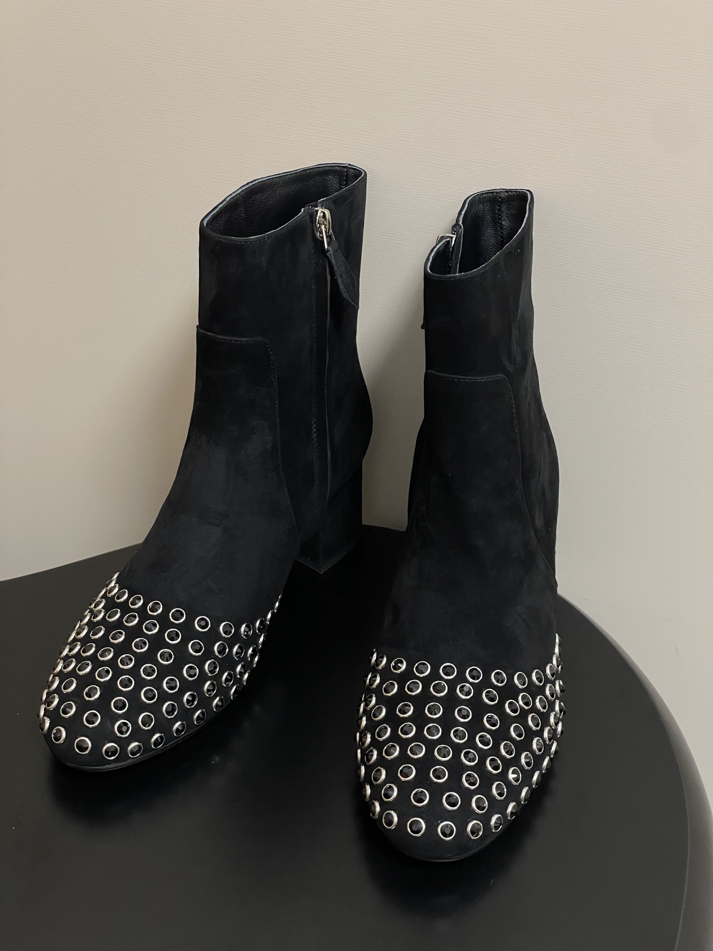UA Alaia Crystal Diamond Boots 5.5cm Heel(Customized Size 7-10 days production time)