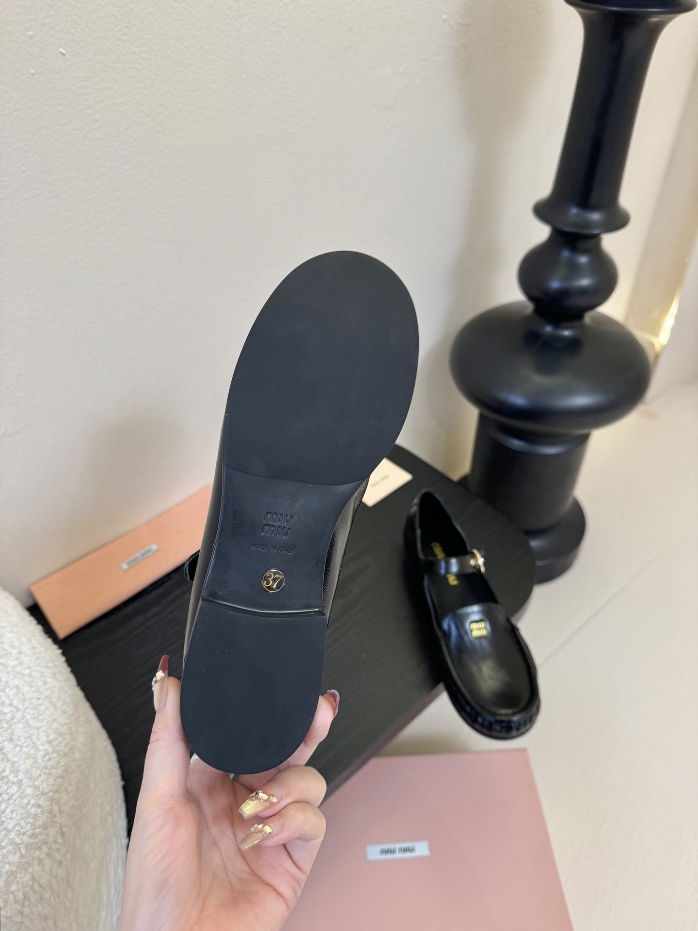 ua M1v M1v leather loafers with strap