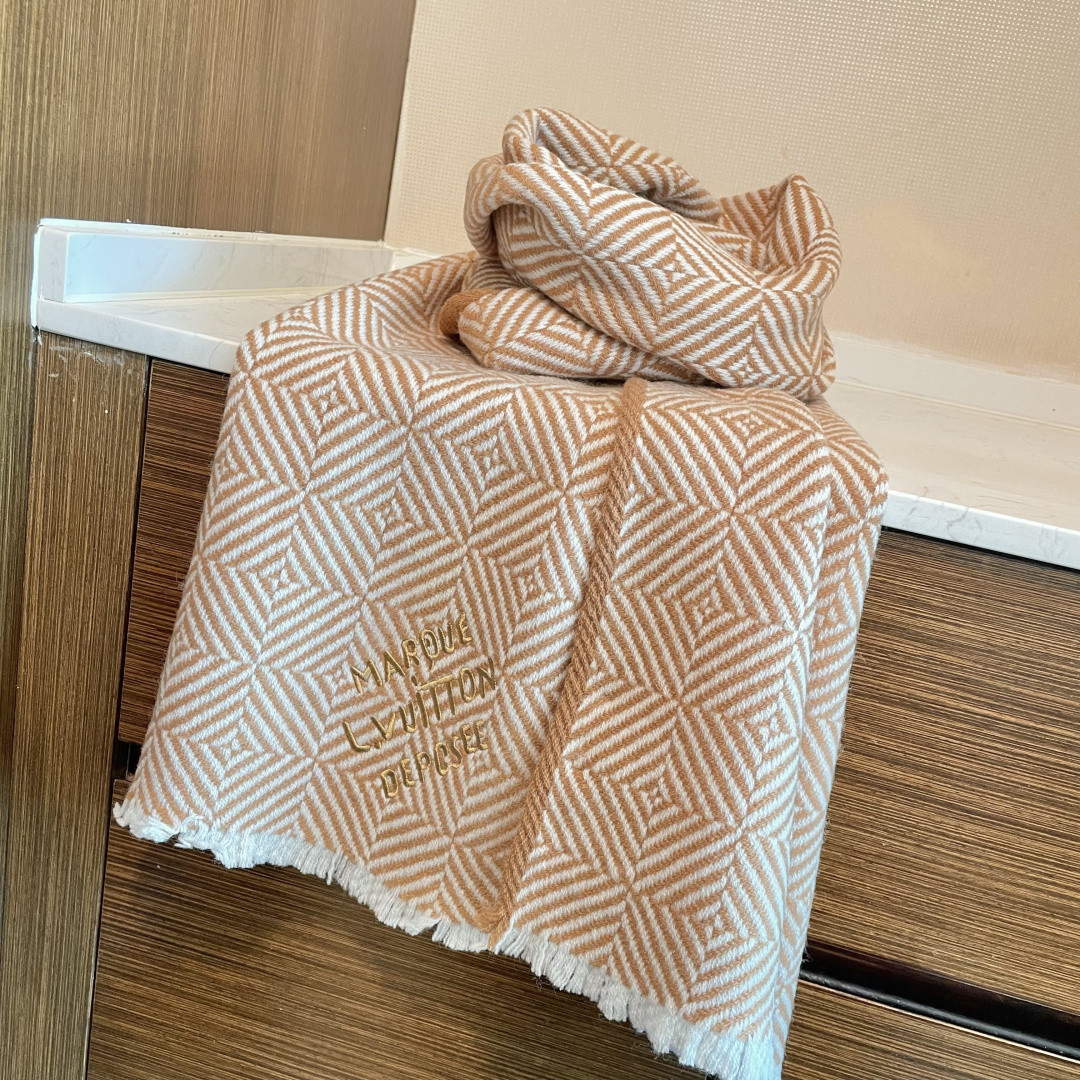 l0*is V*t0n scarf 35x200cm 100% cashmere