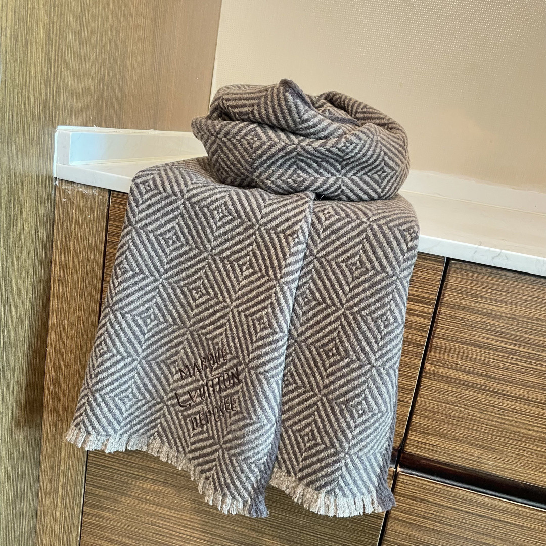 l0*is V*t0n scarf 35x200cm 100% cashmere