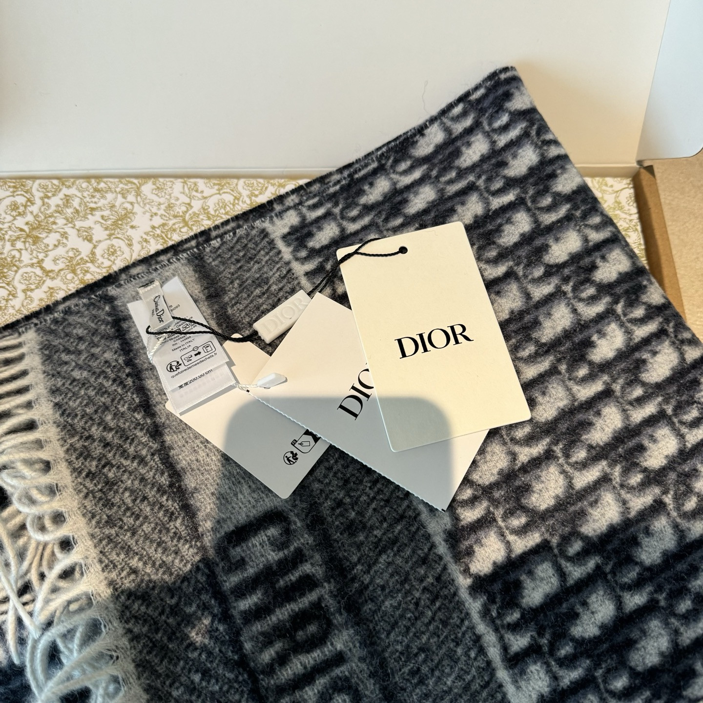D*or printed scarf 45x200cm