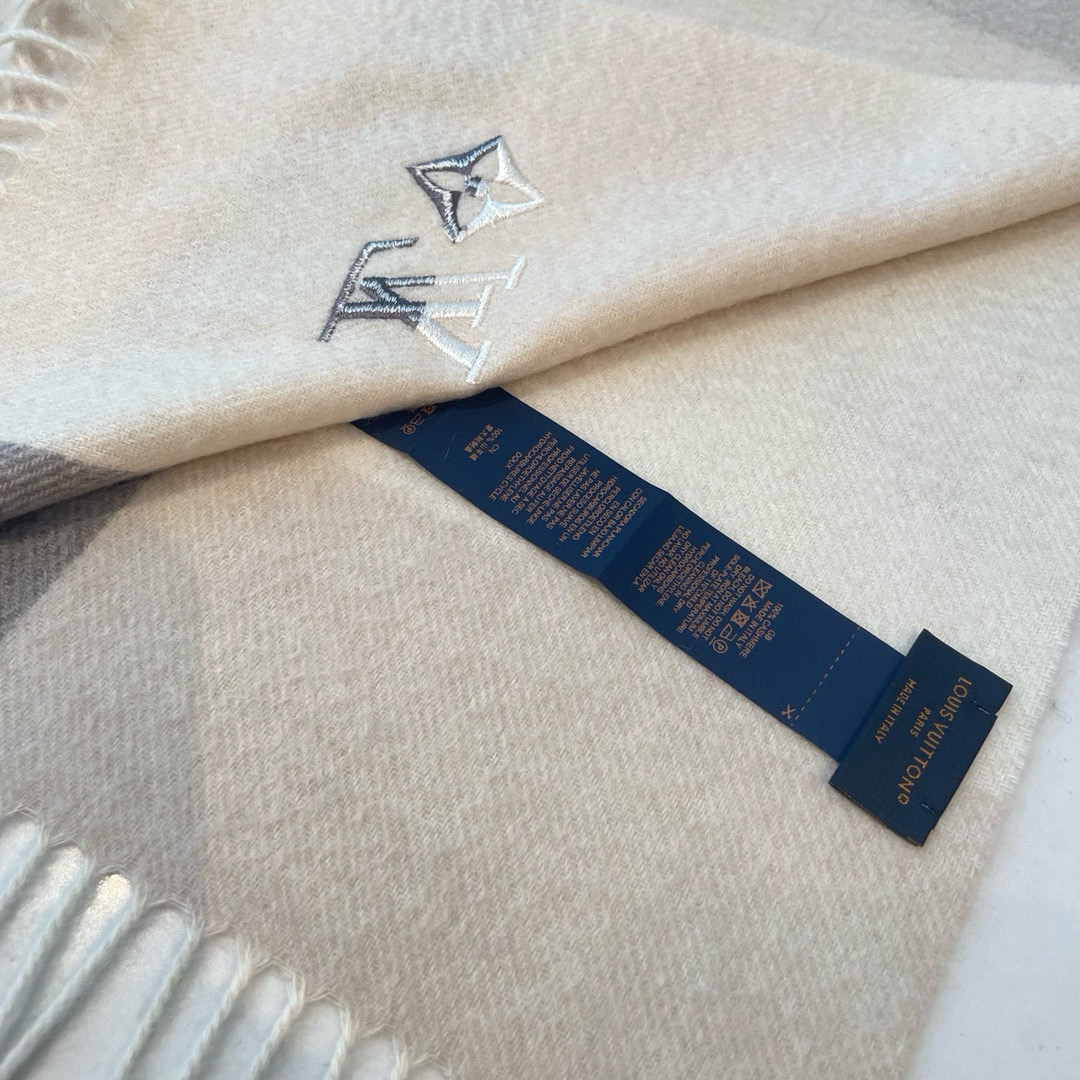 l0*is V*t0n scarf 32x180cm 100% cashmere
