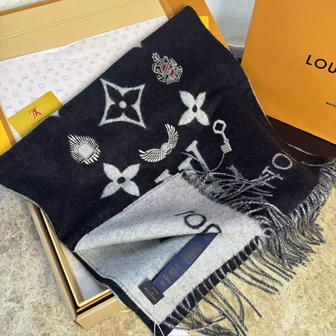 l0*is V*t0n wild reykjavik scarf 45x170cm 100% cashmere