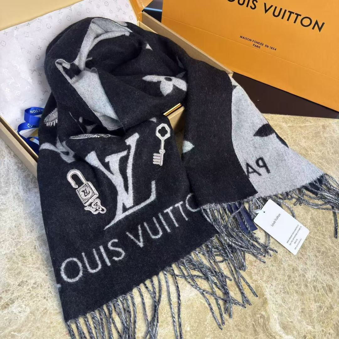 l0*is V*t0n wild reykjavik scarf 45x170cm 100% cashmere