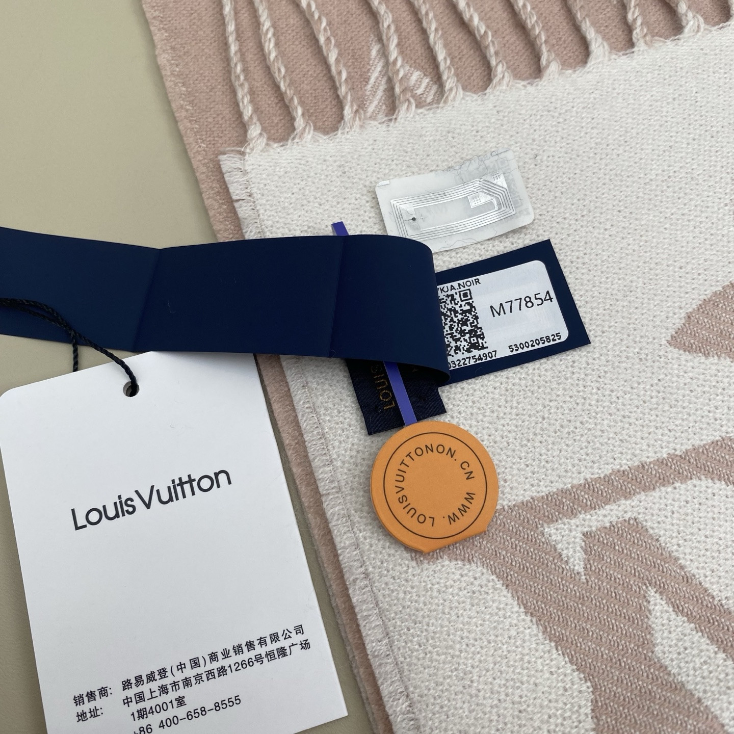 l0*is V*t0n scarf 34x186cm 100% sheep wool